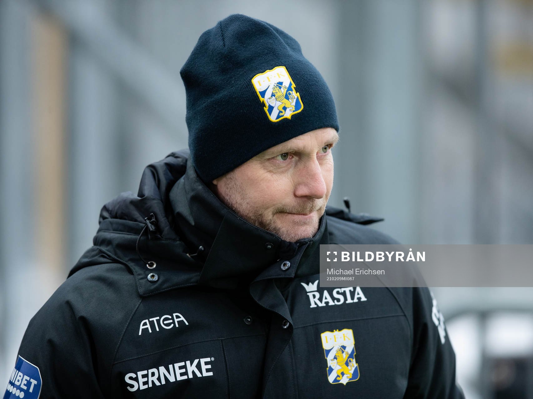 IFK Göteborgs målvaktstränare Stefan Remnér innan