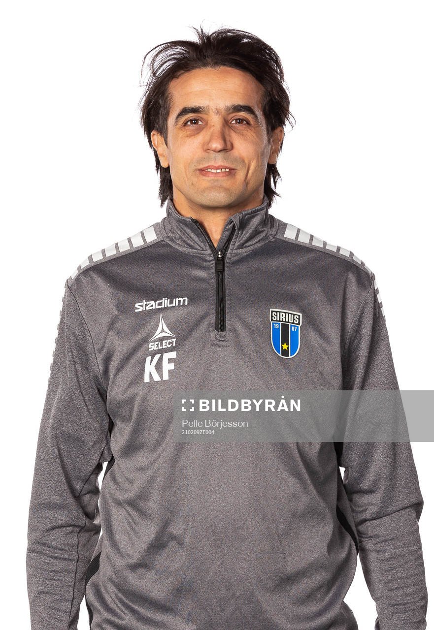 Sirius målvaktstränare Karim Fegrough