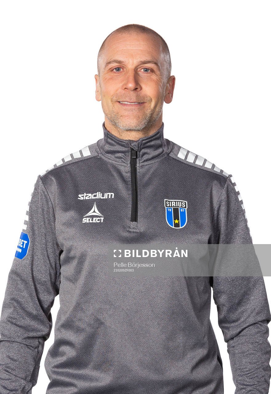Sirius fystränare Johan Holmström