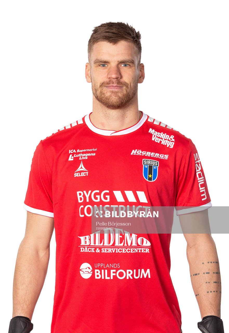 Sirius målvakt Lukas Jonsson