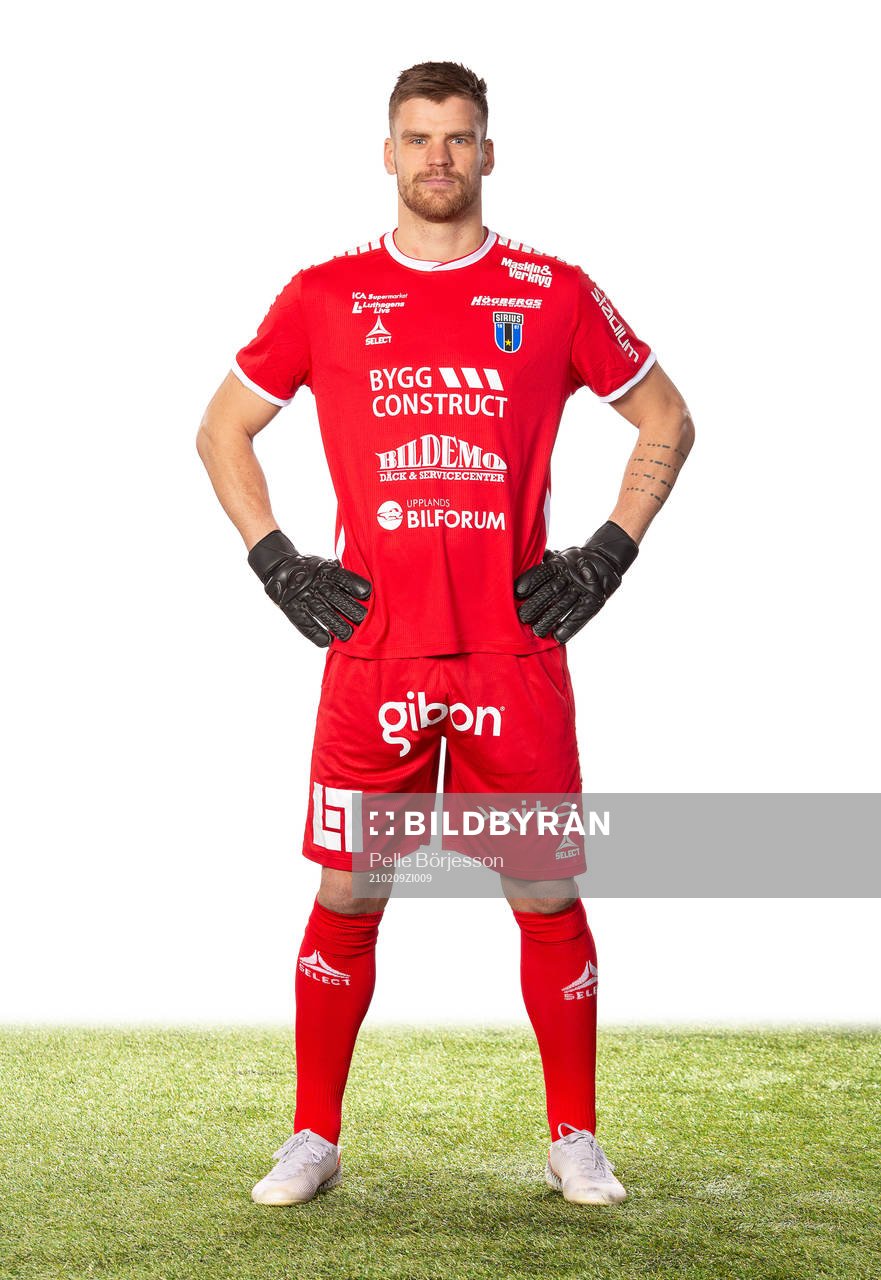 Sirius målvakt Lukas Jonsson