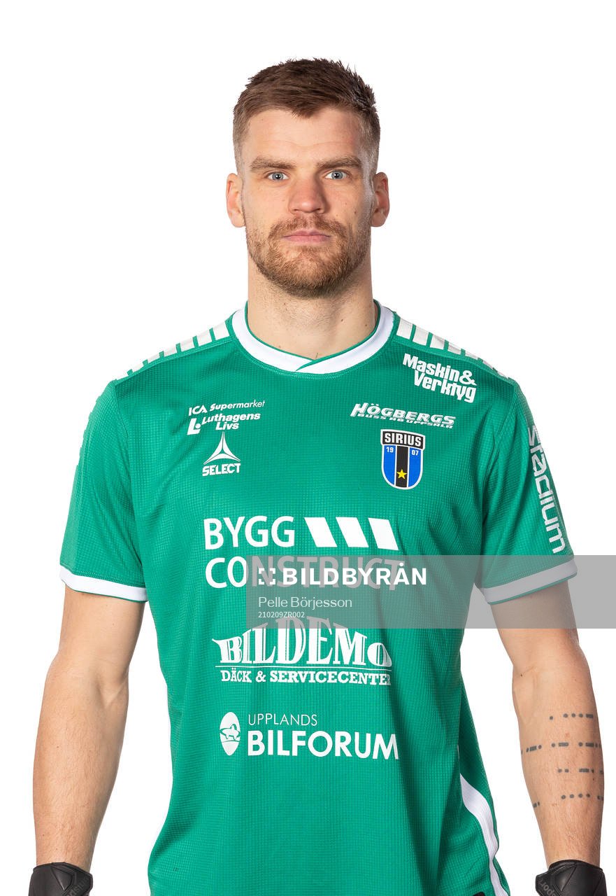 Sirius målvakt Lukas Jonsson
