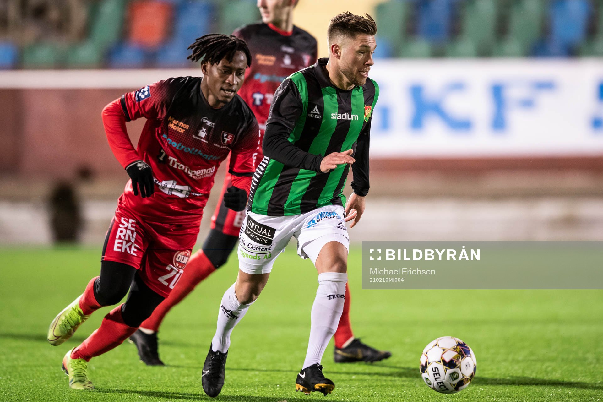 Trollhättans Frederick Ofori och GAIS Nikola Ladan