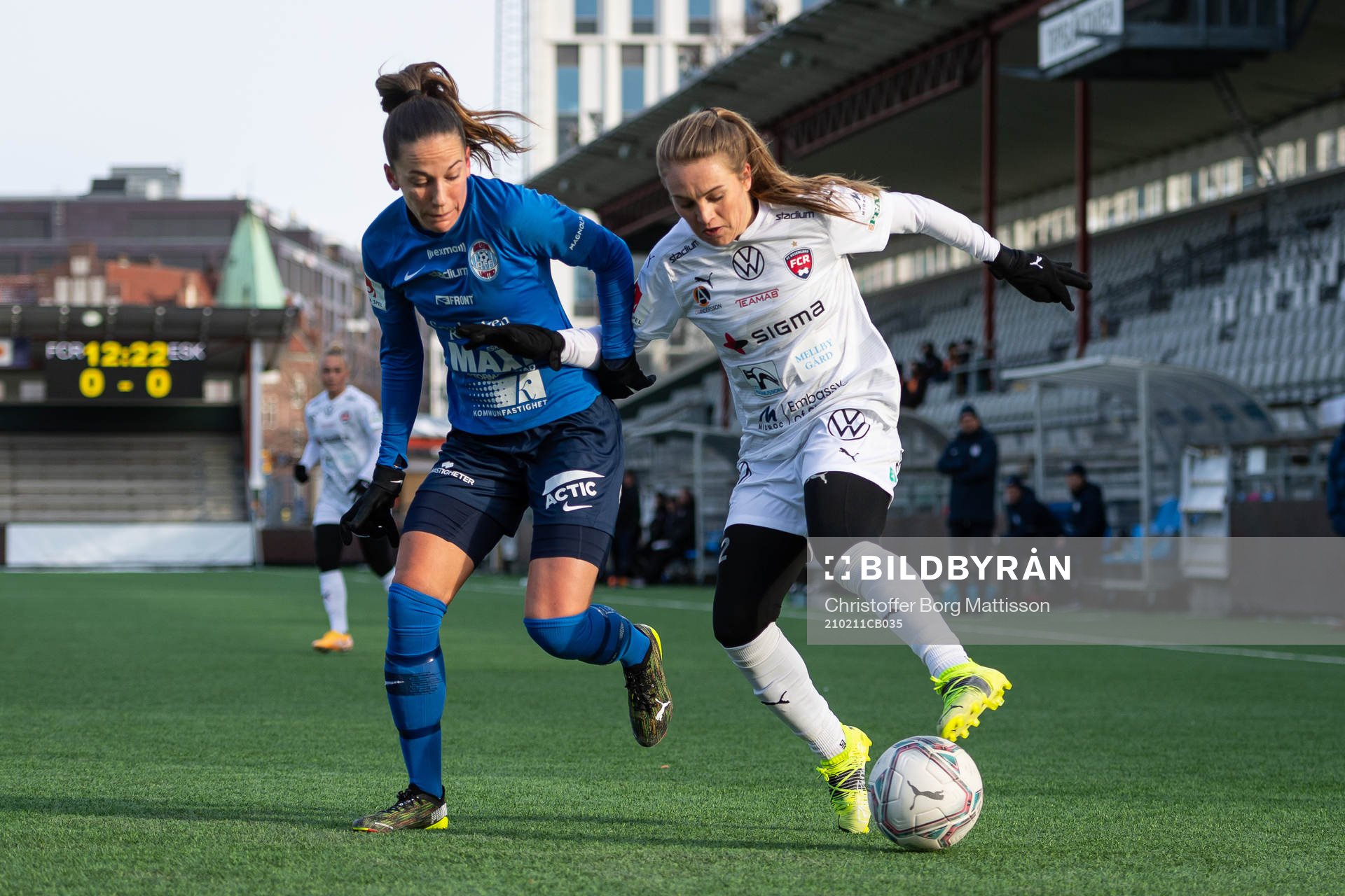 Eskilstunas Anna Oskarsson och Rosengårds Fiona Brown