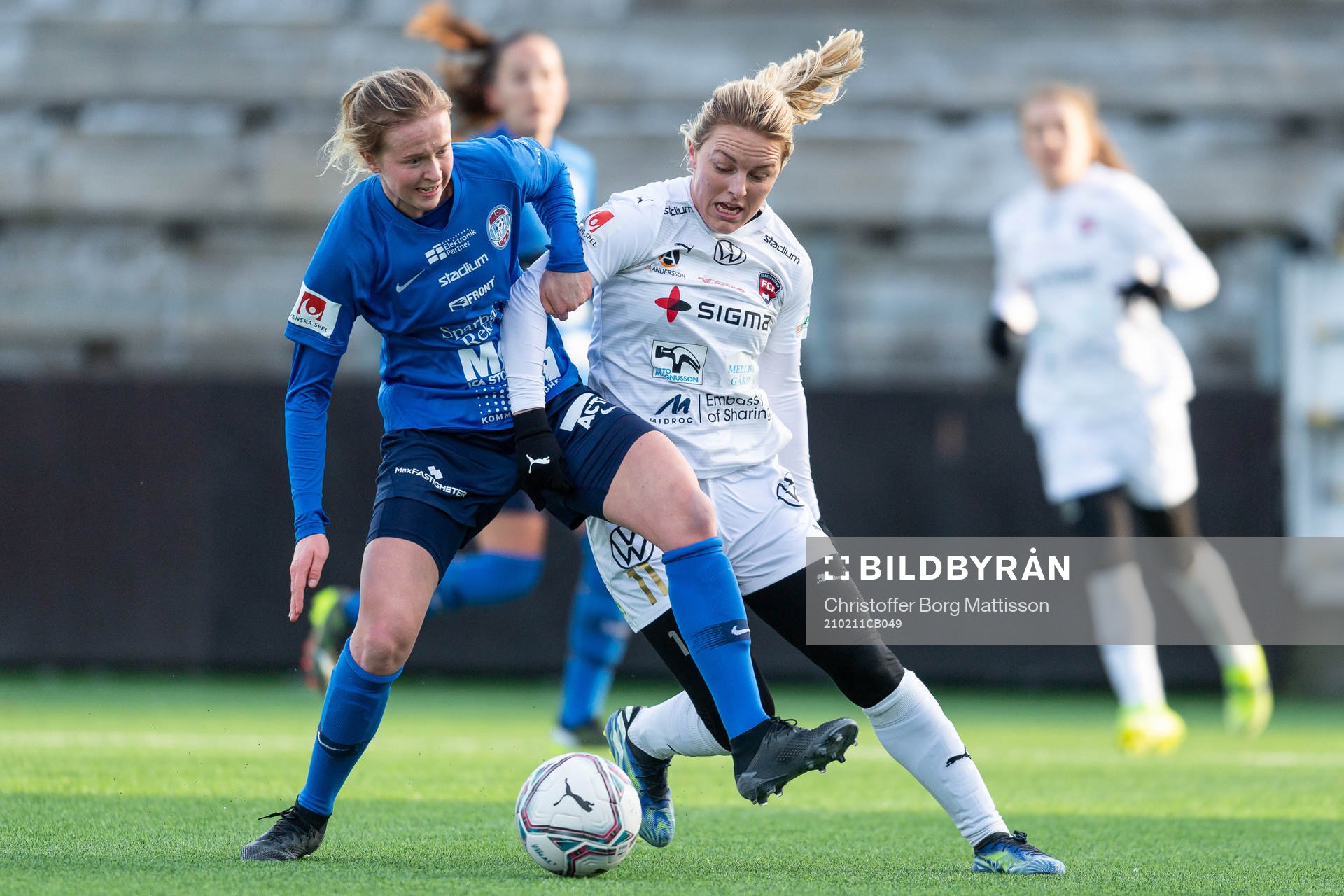 Eskilstunas Emma Östlund och Rosengårds Mimmi Larsson