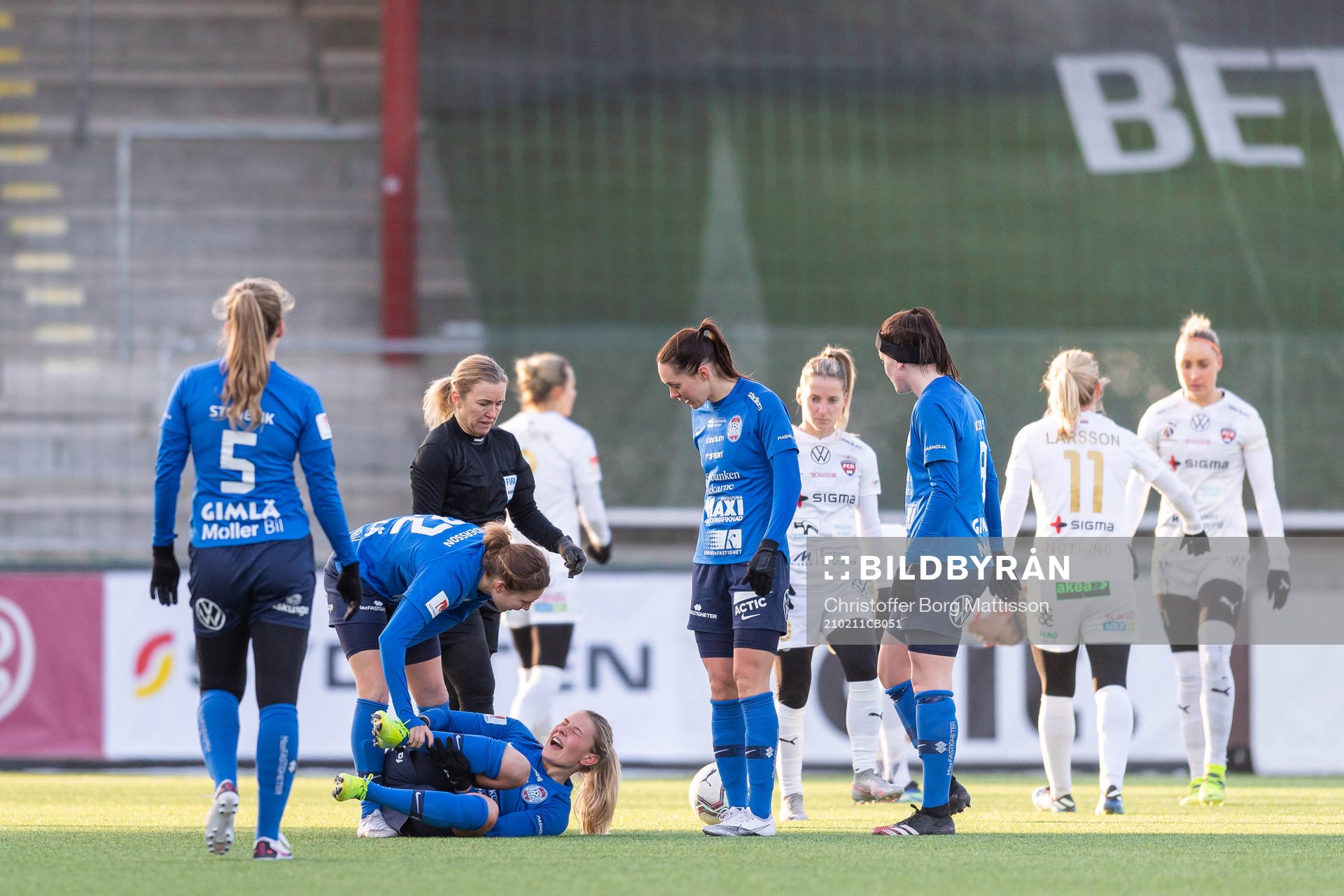 Eskilstunas Amanda Nildén har ont