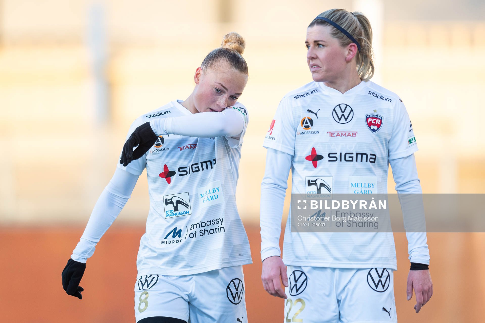 Rosengårds Rosengårds och Olivia Schough deppar
