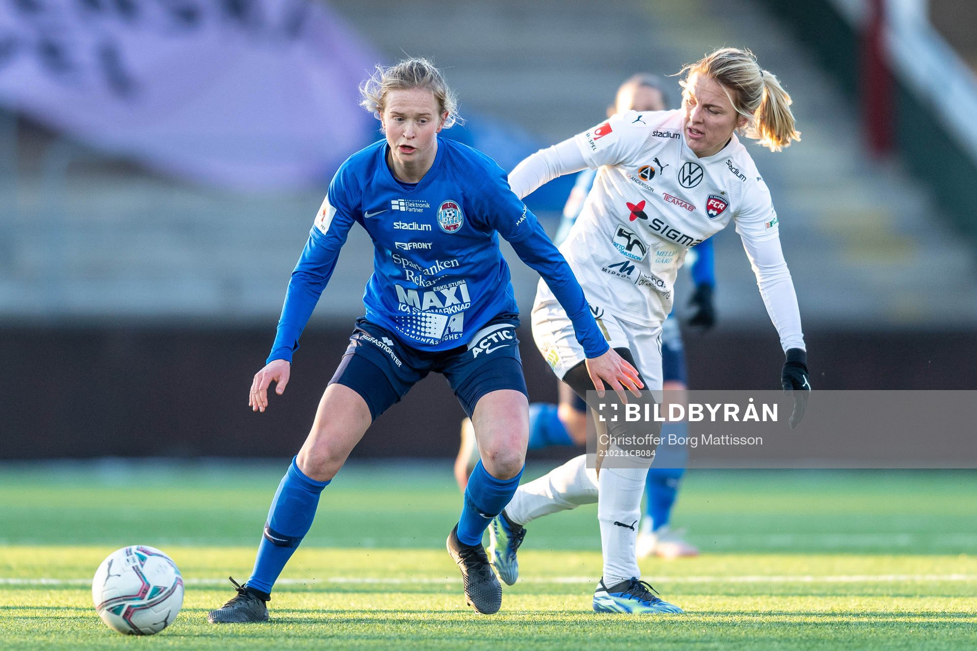 Eskilstunas Emma Östlund och Rosengårds Mimmi Larsson