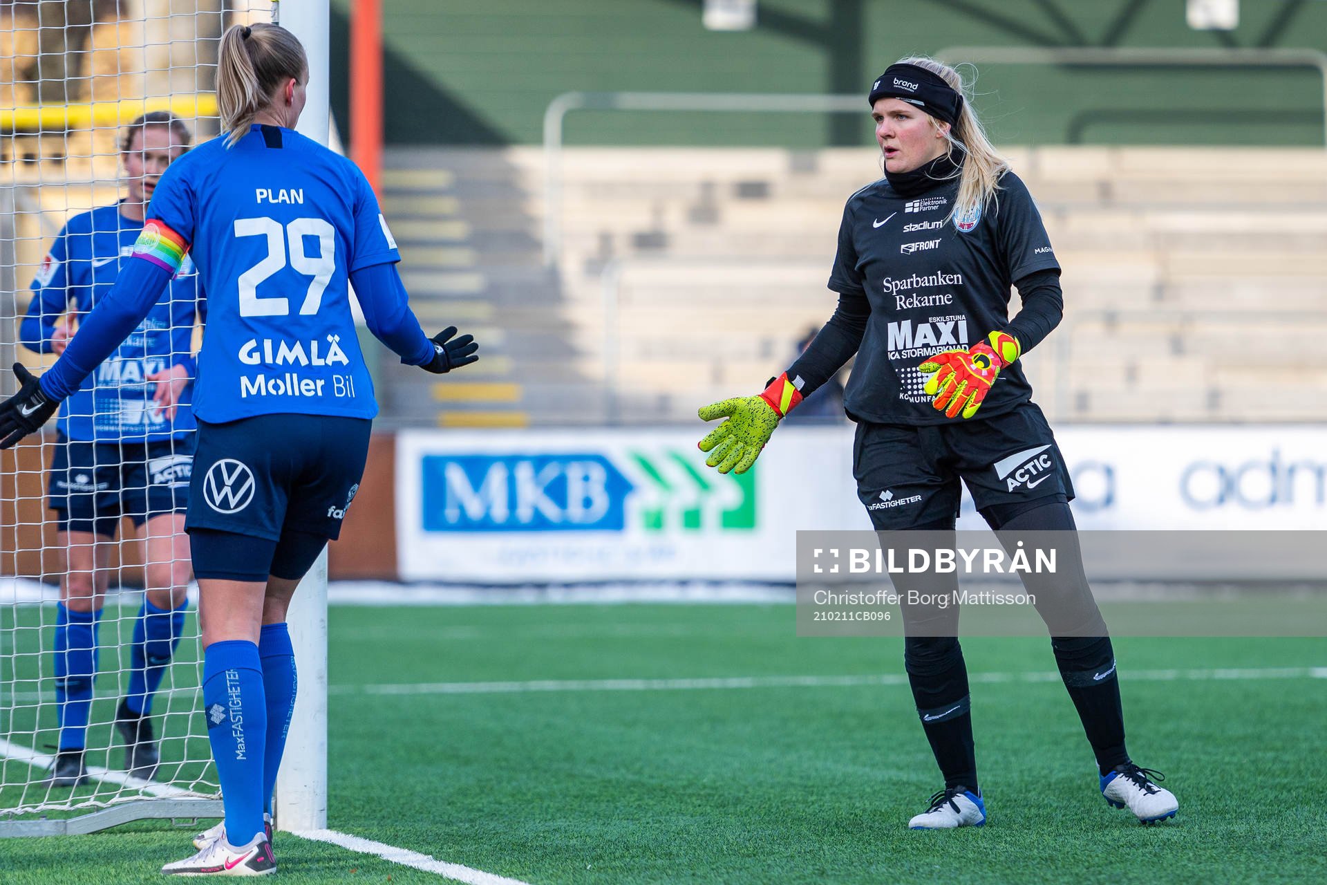 Eskilstunas målvakt Emma Holmgren