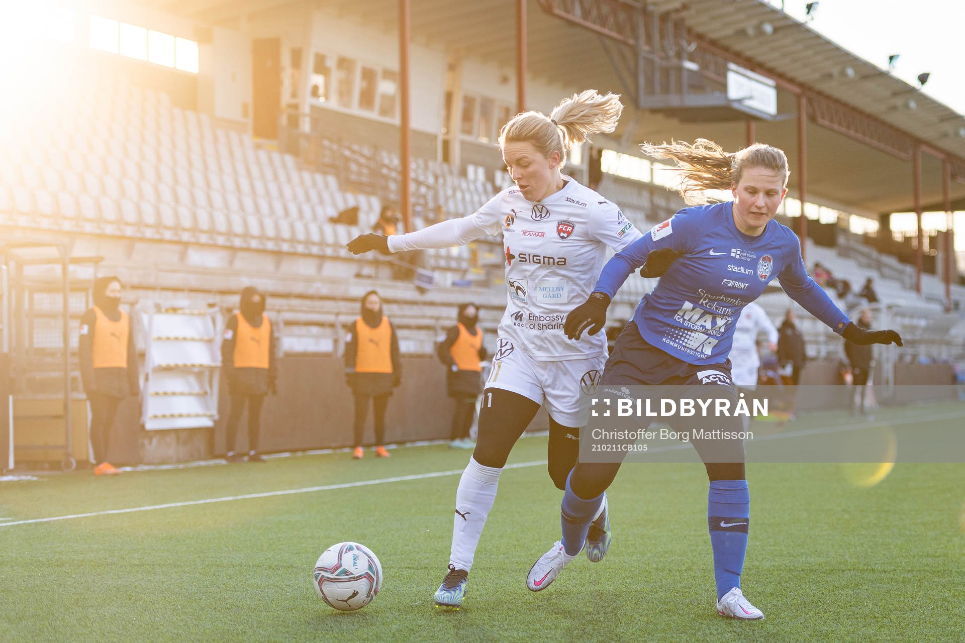 Rosengårds Mimmi Larsson och Eskilstunas Elise Stenevik