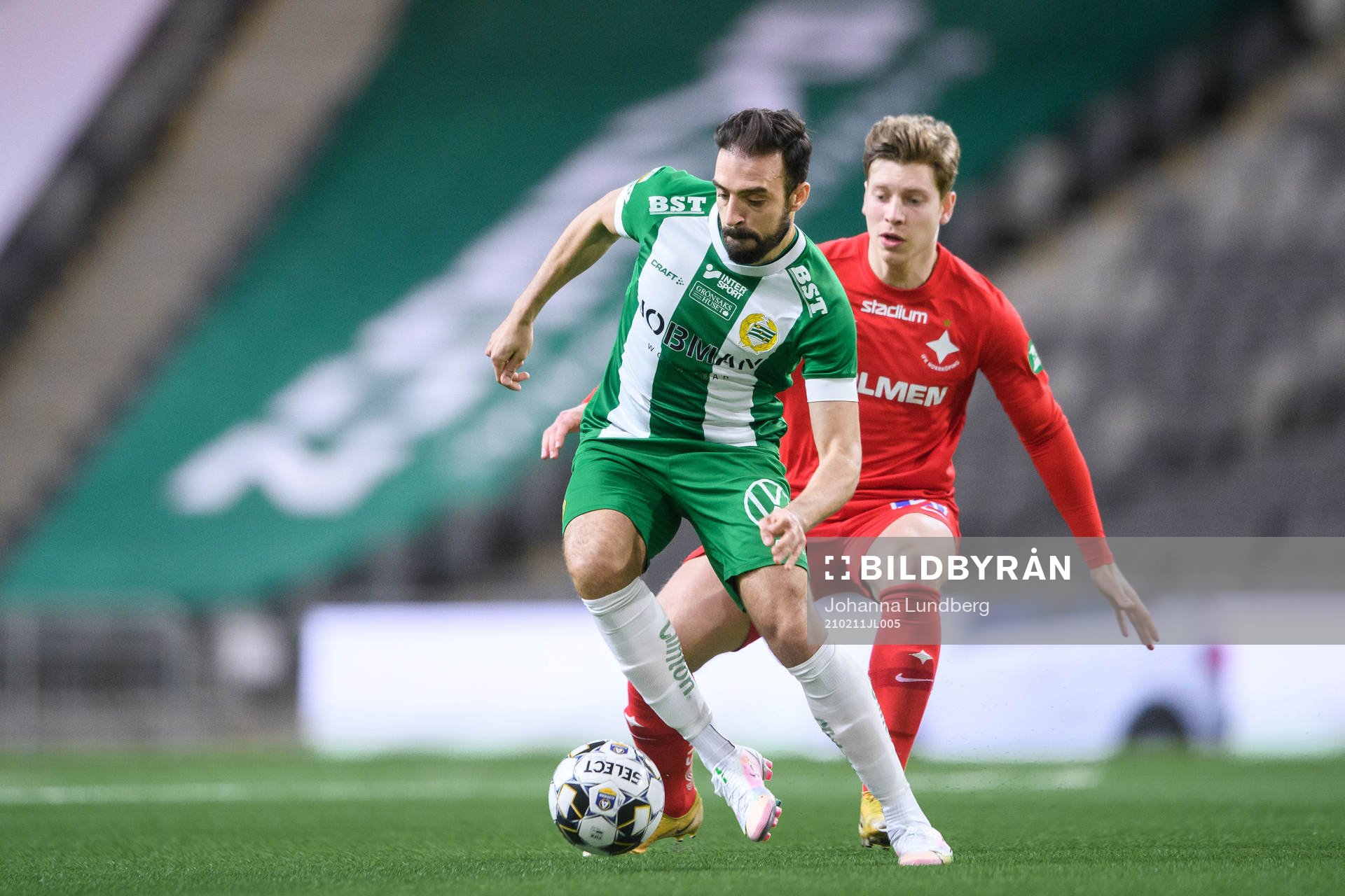 Hammarbys Abdul Khalili och IFK Norrköpings Alexander