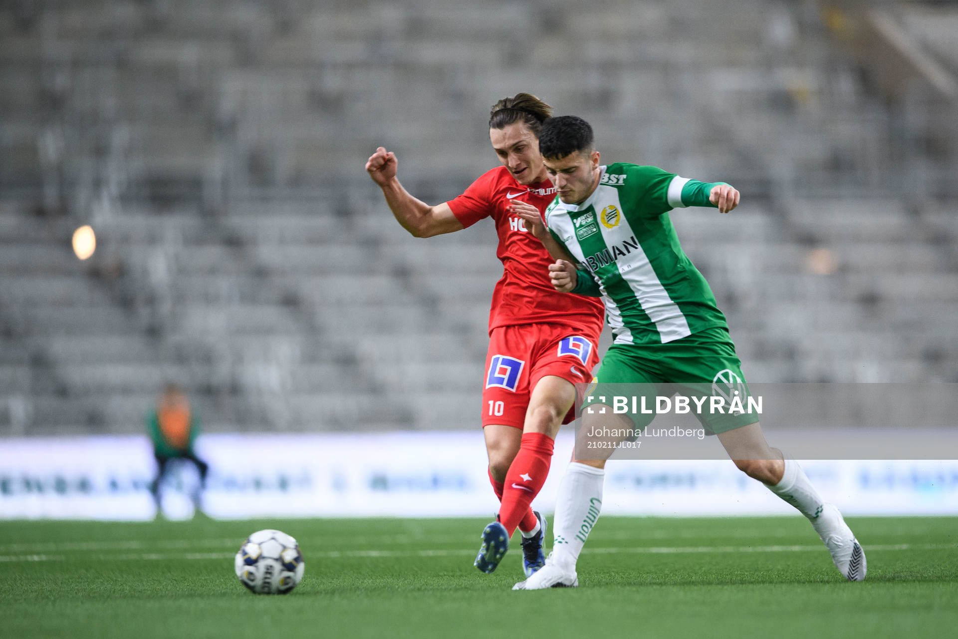 IFK Norrköpings Jonathan Levi och Hammarbys Astrit Selmani