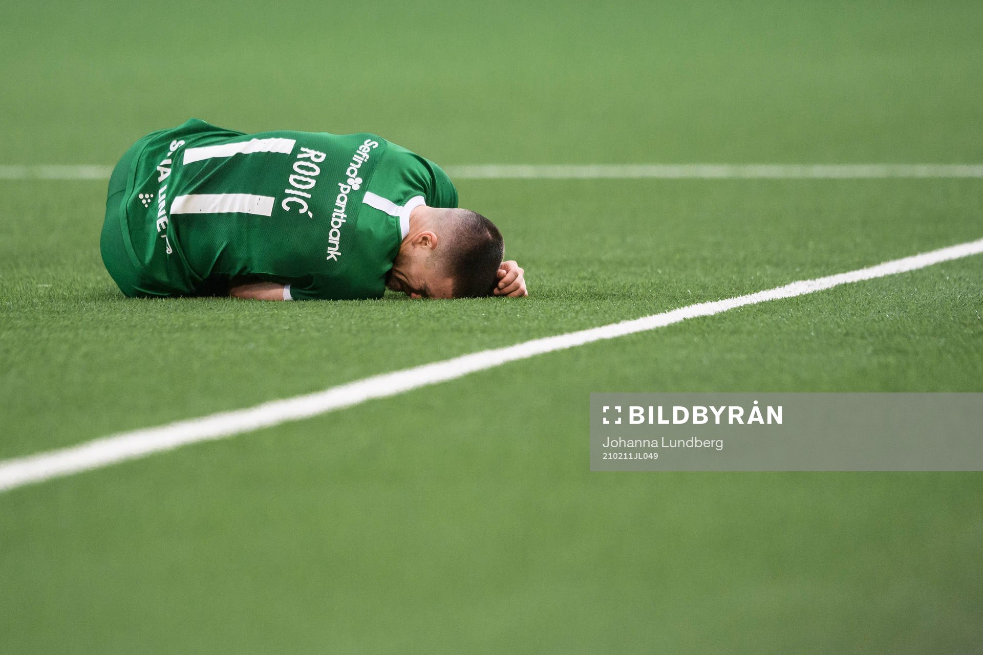 Hammarbys Vladimir Rodic har ont