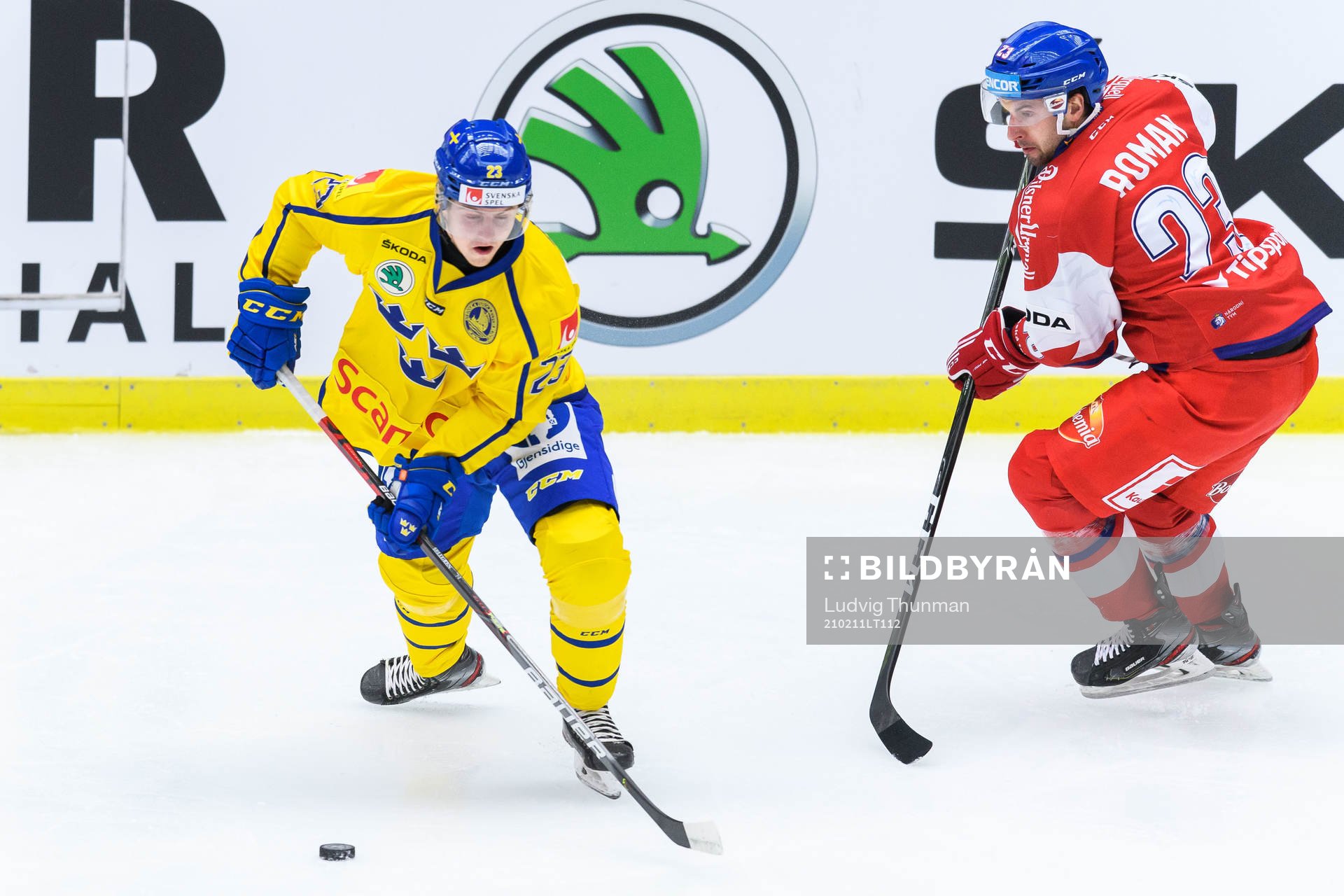 Jesper Sellgren of Sweden and Ondrej Roman of Czech Republic