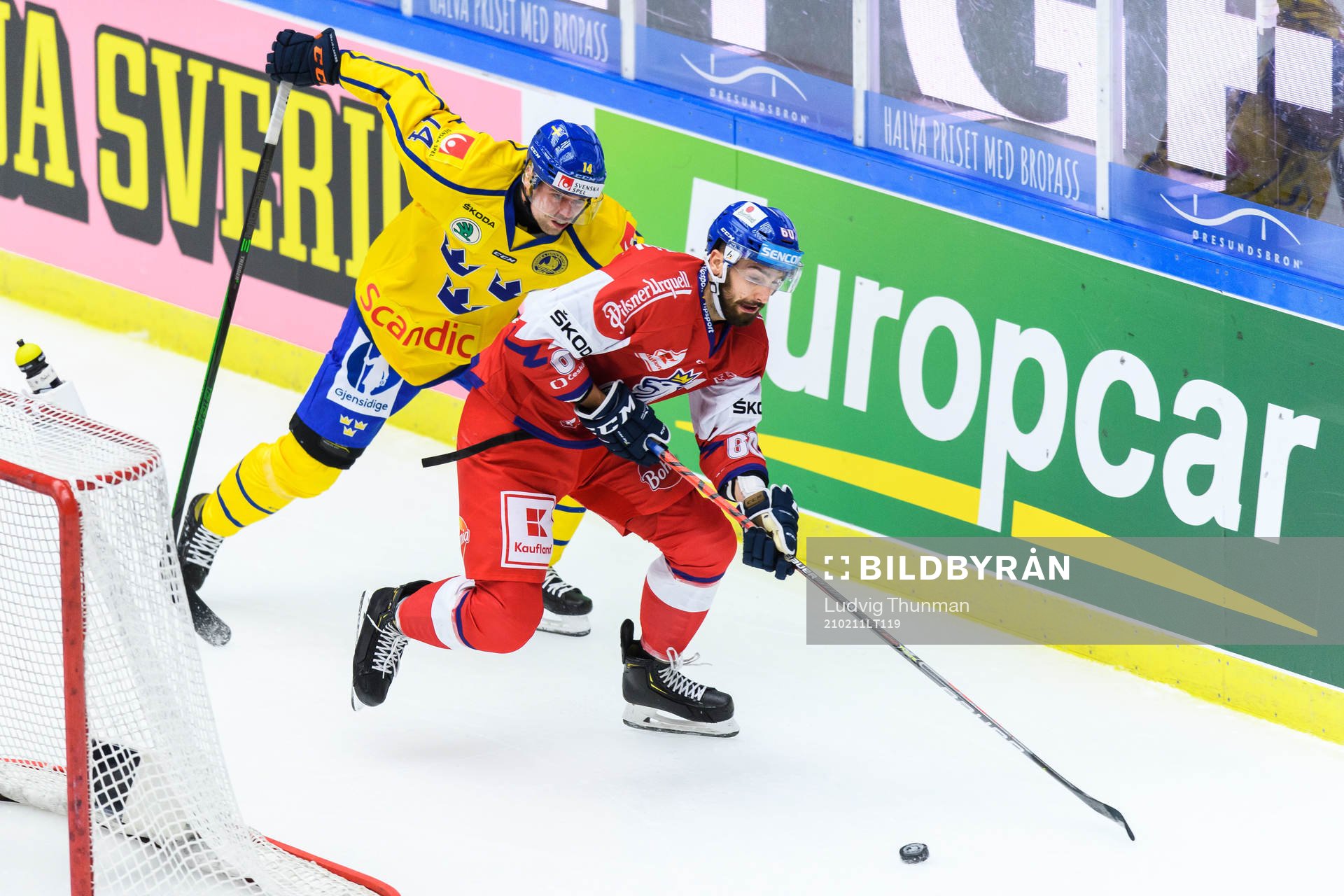 Emil Pettersson of Sweden and Michal Moravcik of Czech