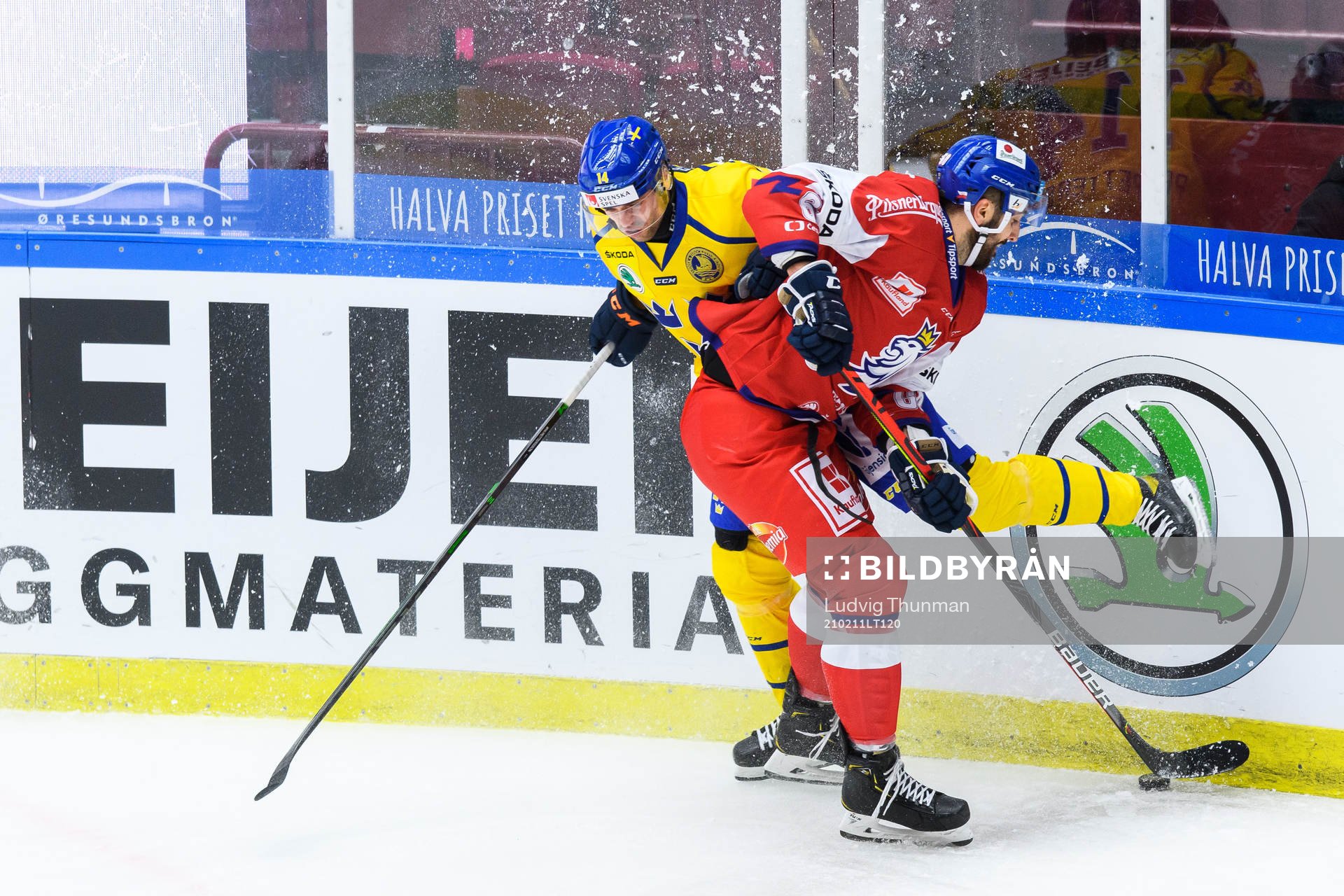 Emil Pettersson of Sweden and Michal Moravcik of Czech