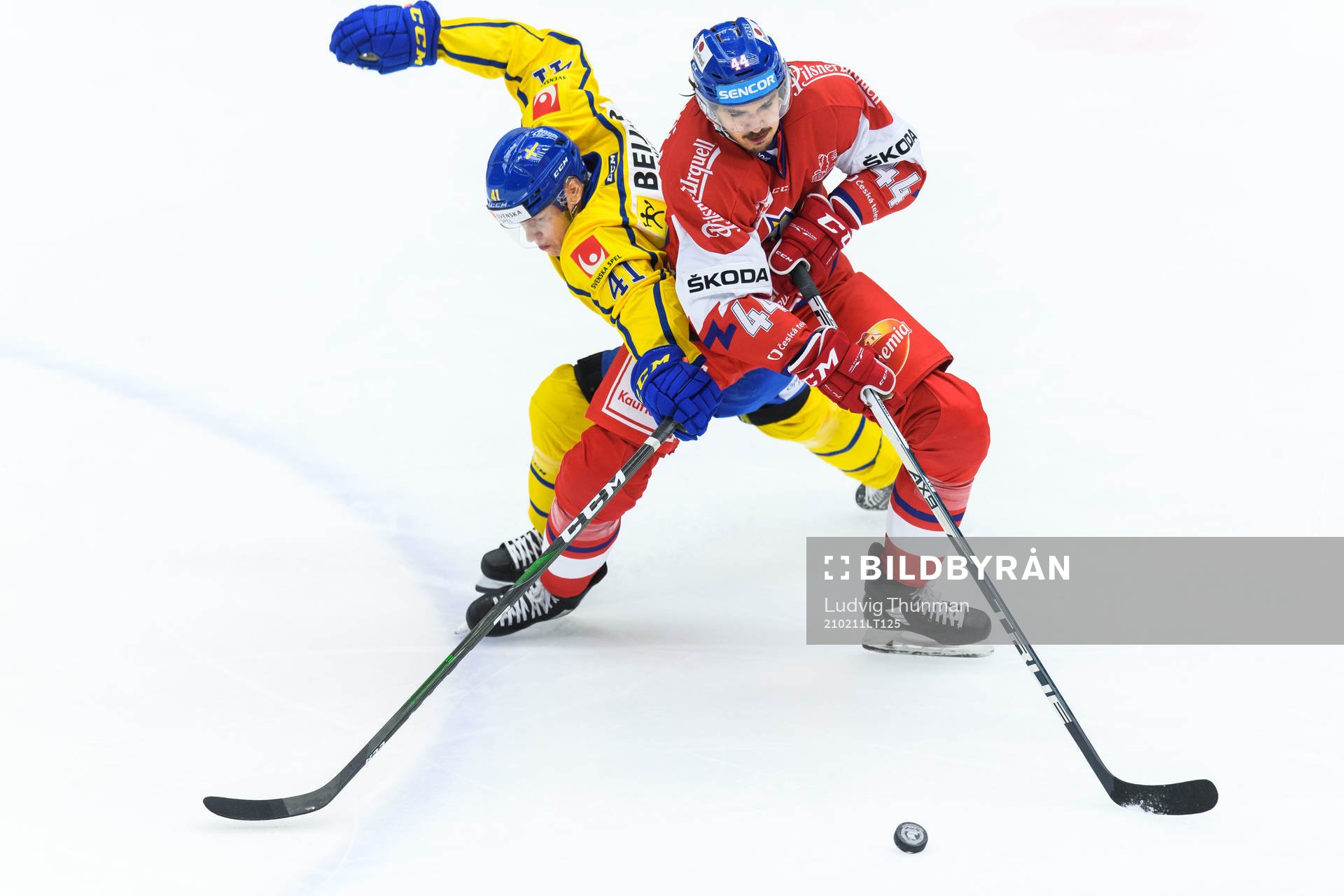 Daniel Viksten of Sweden and Matej Stransky of Czech