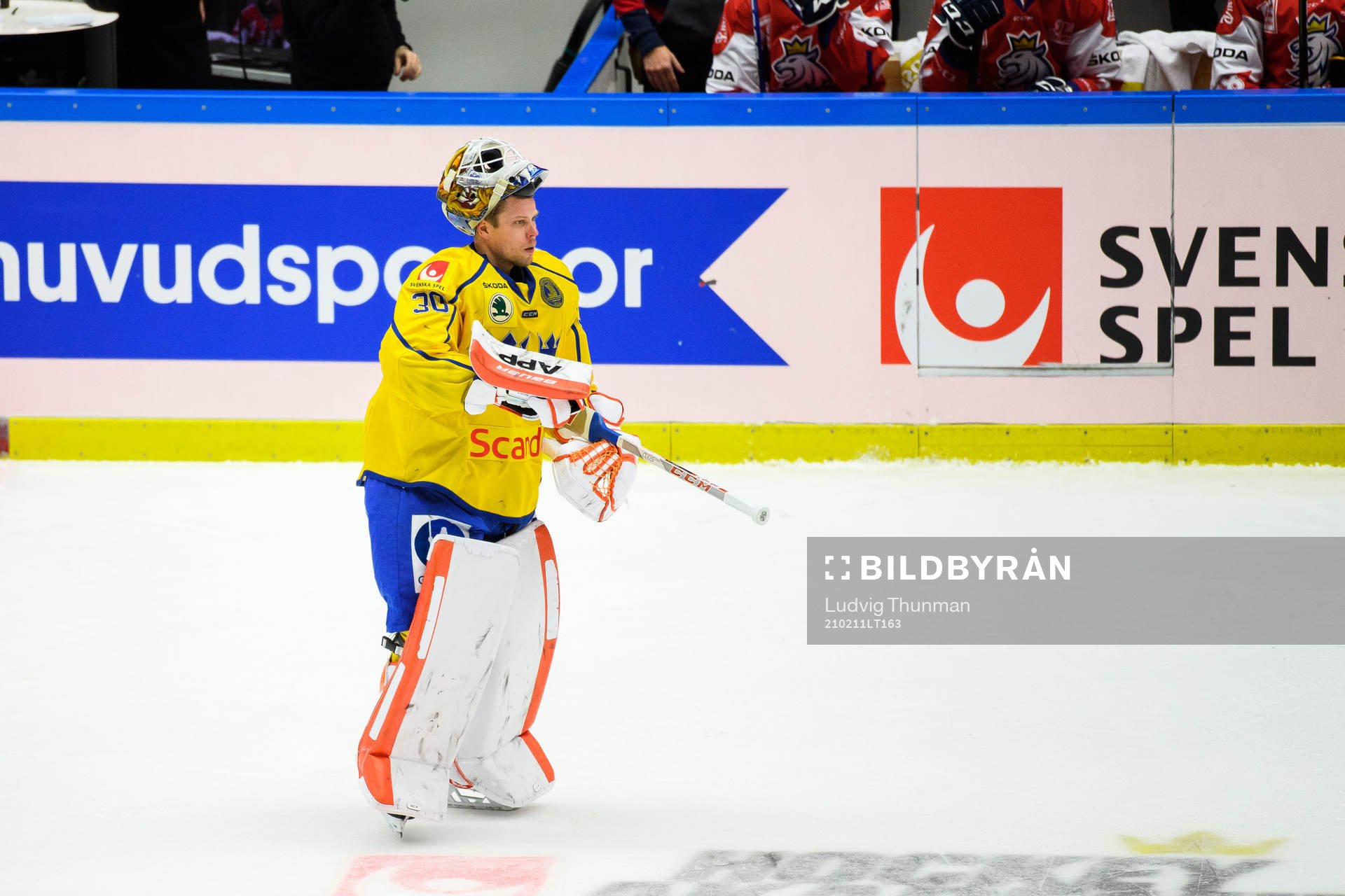 Goalkeeper Viktor Fasth of Sweden