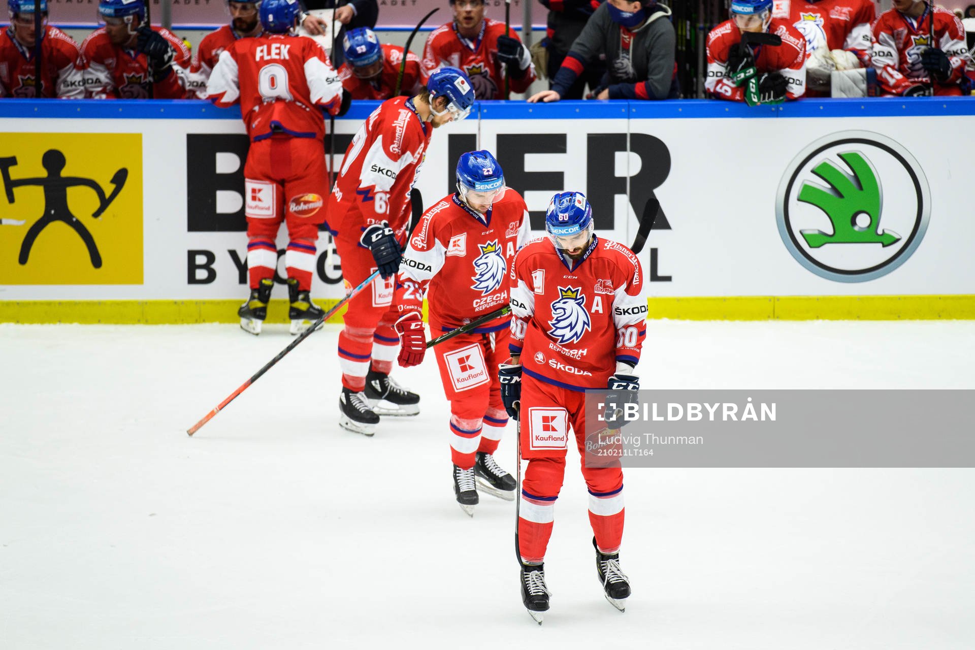 Michal Moravcik and Ondrej Roman of Czech Republic look