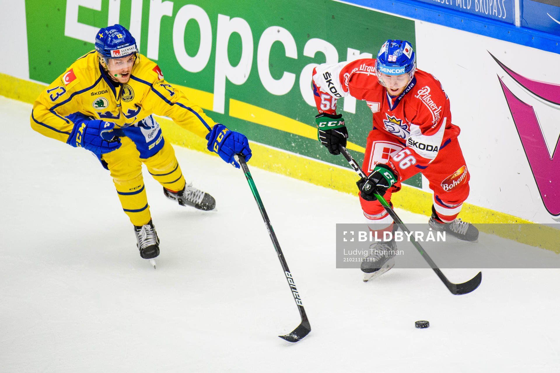 Niklas Hansson of Sweden and Oscar Flynn of Czech Republic