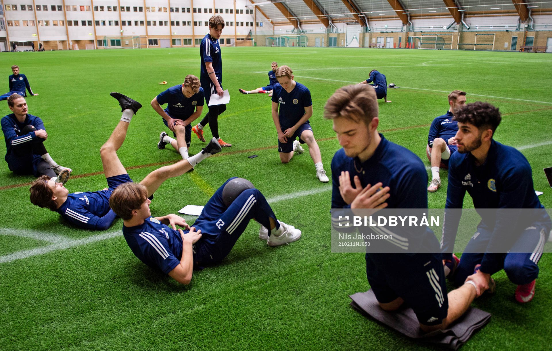 Samtliga på bild födda på 2000-talet. Gustav Molin,
