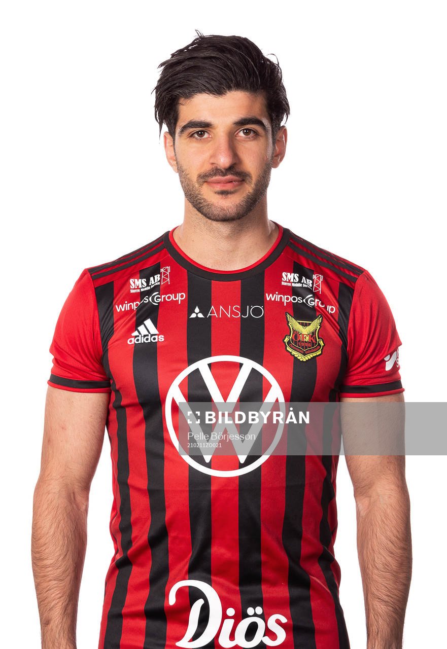 Östersunds Rewan Amin poserar för ett porträtt den 11 februari 2021 i Östersund.