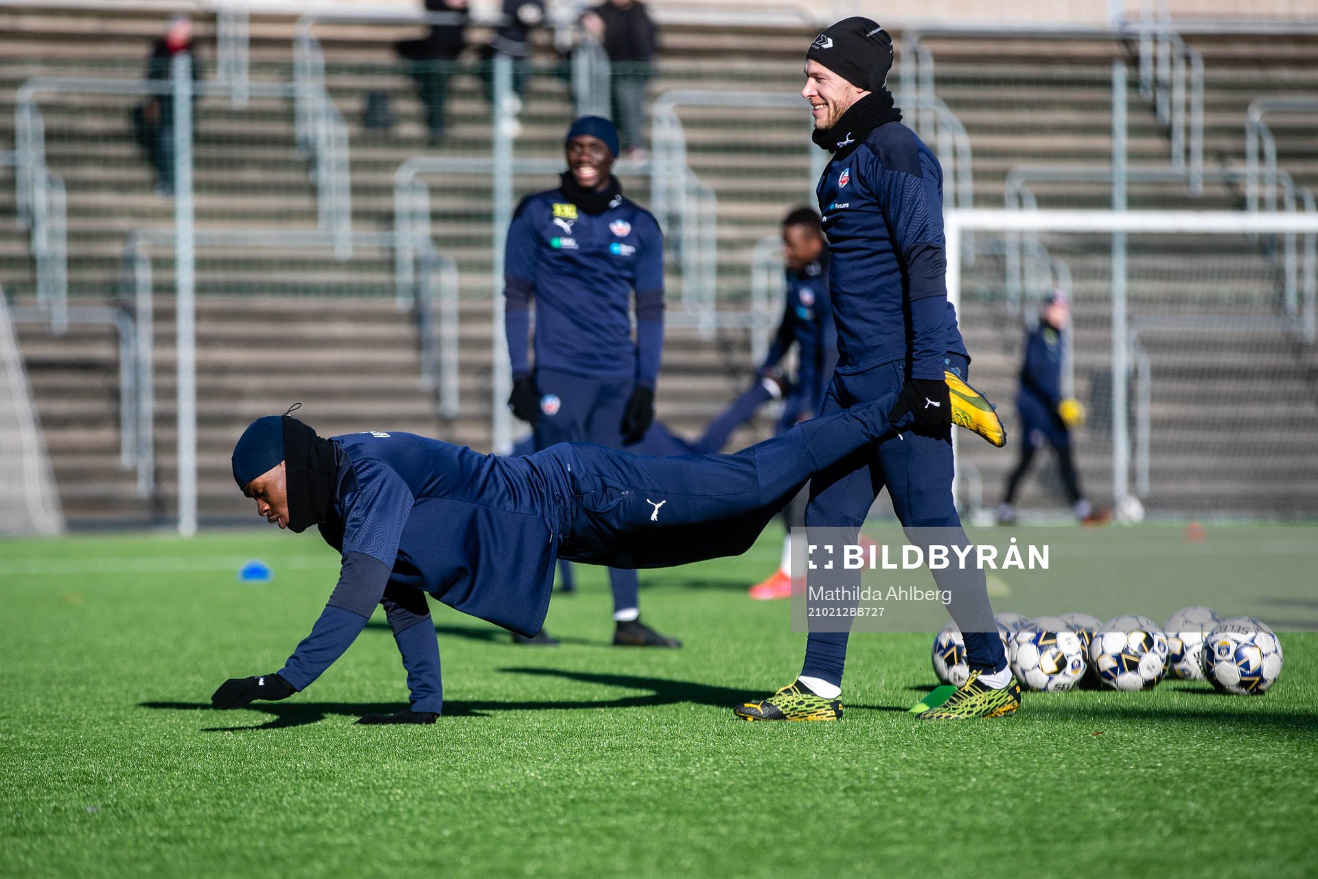 Noel Mbo och Andreas Landgren