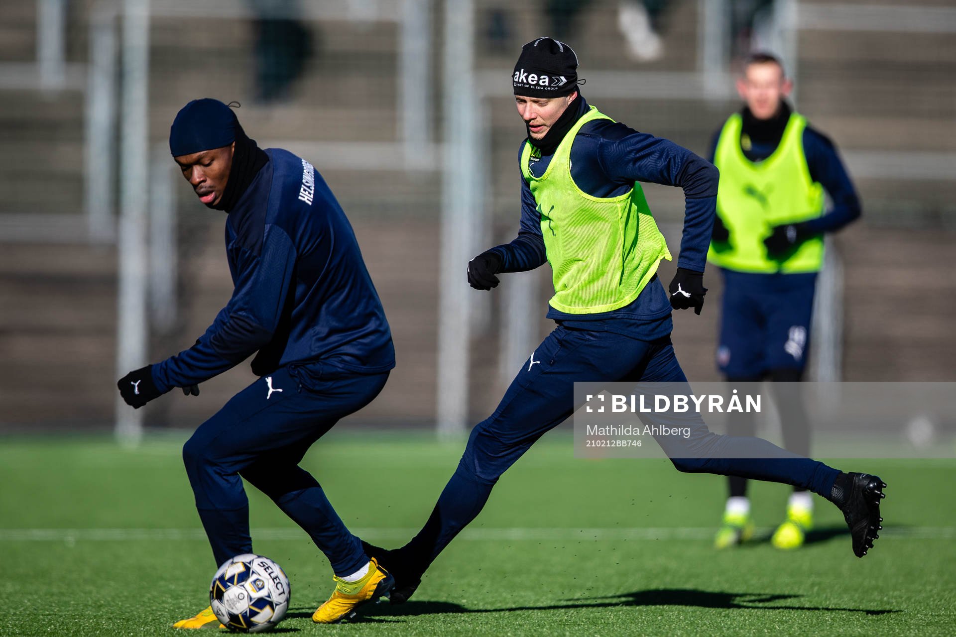 Noel Mbo och Viktor Lundberg