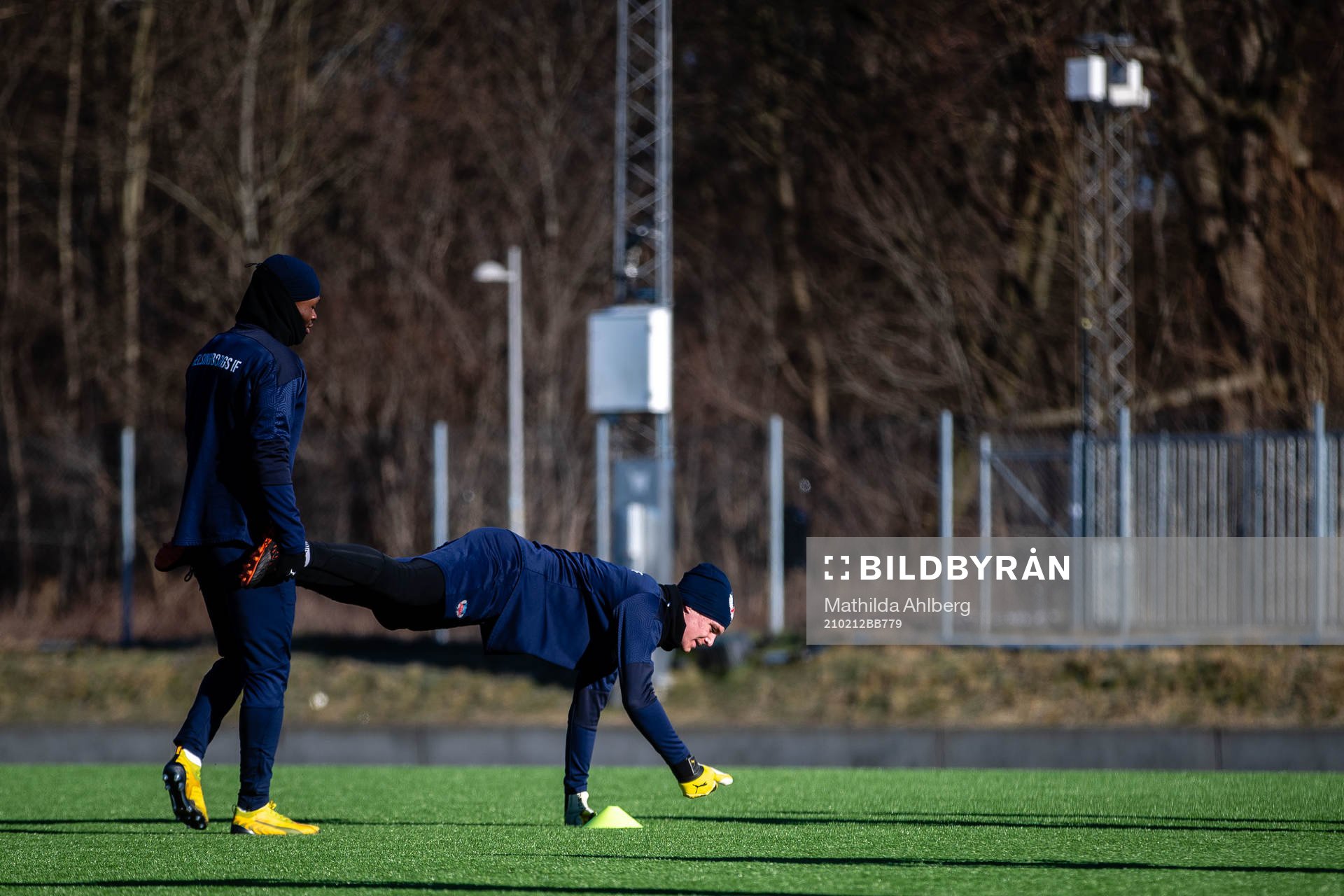Noel Mbo och Nils Arvidsson