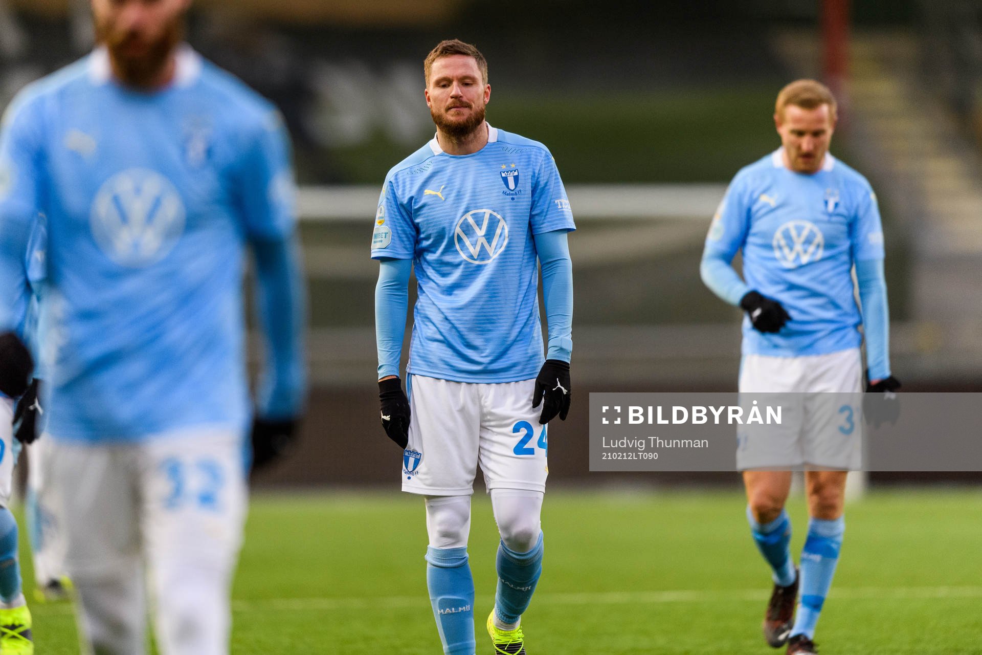 Malmö FFs Lasse Nielsen och Franz Brorsson deppar