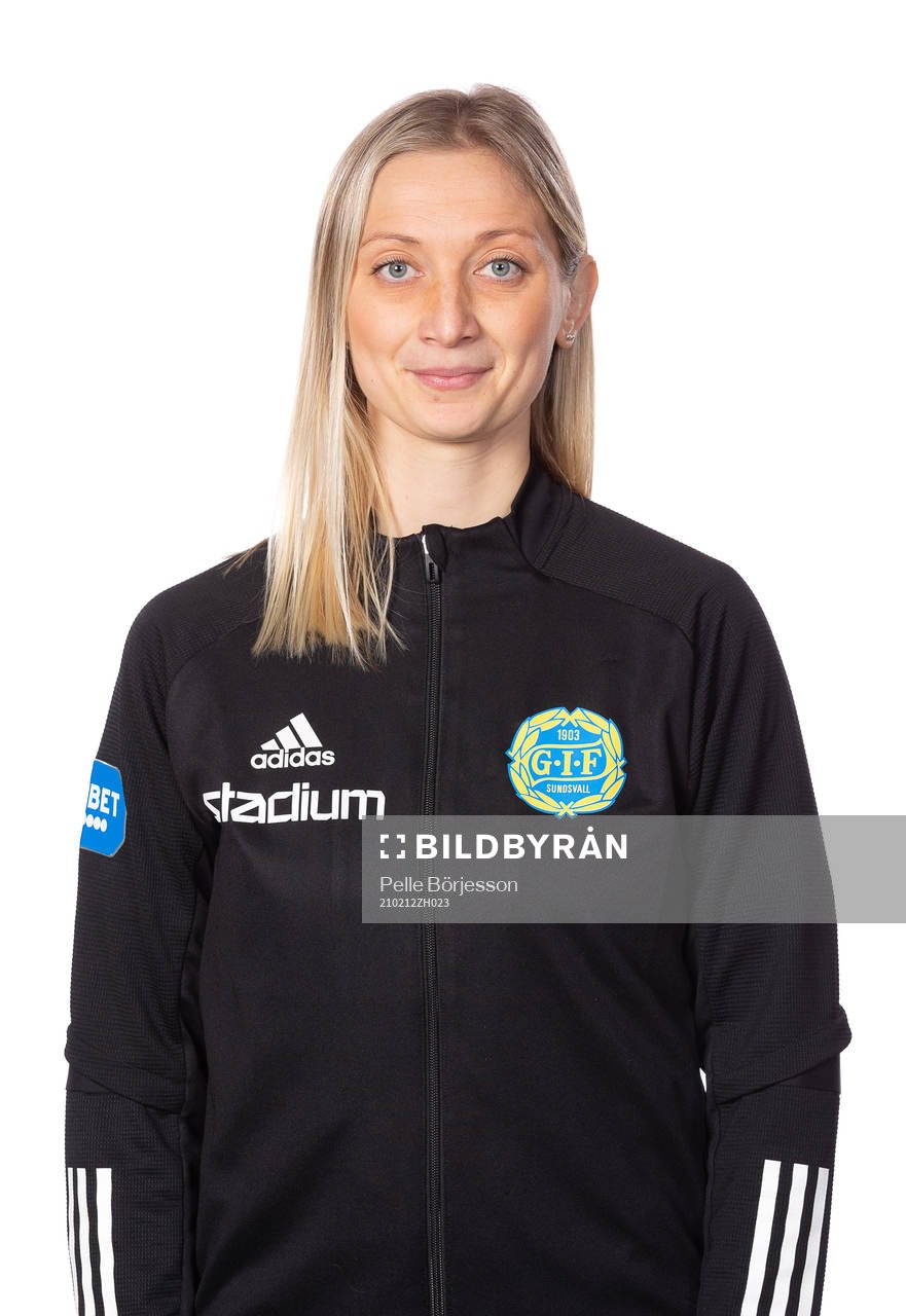 Sundsvalls fysioterapeut Sandra Sandberg poserar för ett porträtt den 12 februari 2021 i Sundsvall.