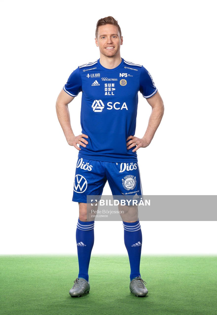 Sundsvalls David Myrestam poserar för ett porträtt den 12 februari 2021 i Sundsvall.