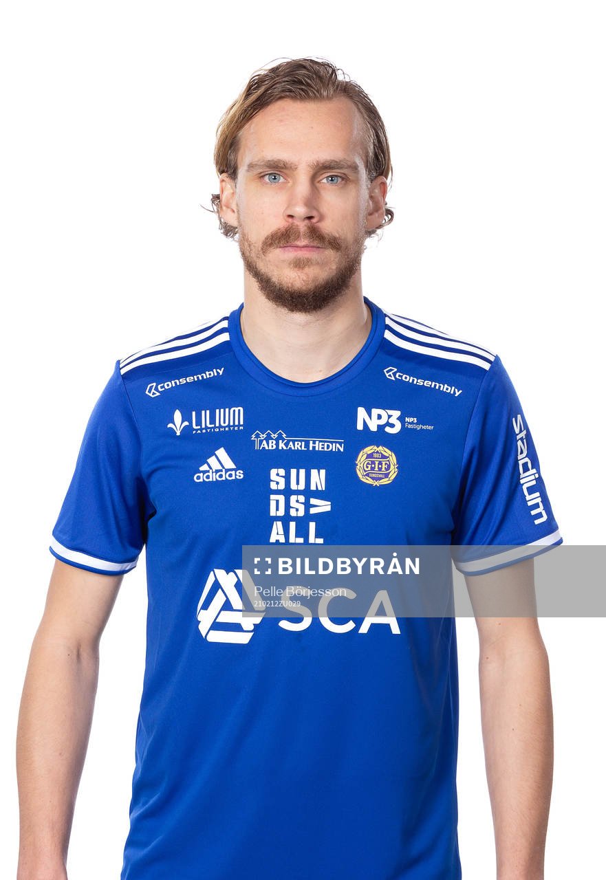 Sundsvalls Pontus Engblom poserar för ett porträtt den 12 februari 2021 i Sundsvall.