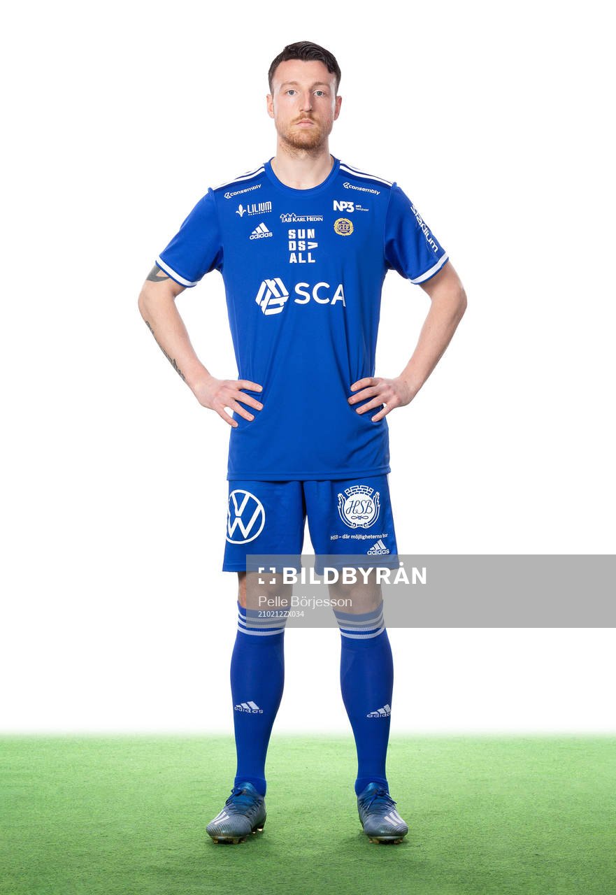 Sundsvalls Alexander Blomqvist poserar för ett porträtt den 12 februari 2021 i Sundsvall.
