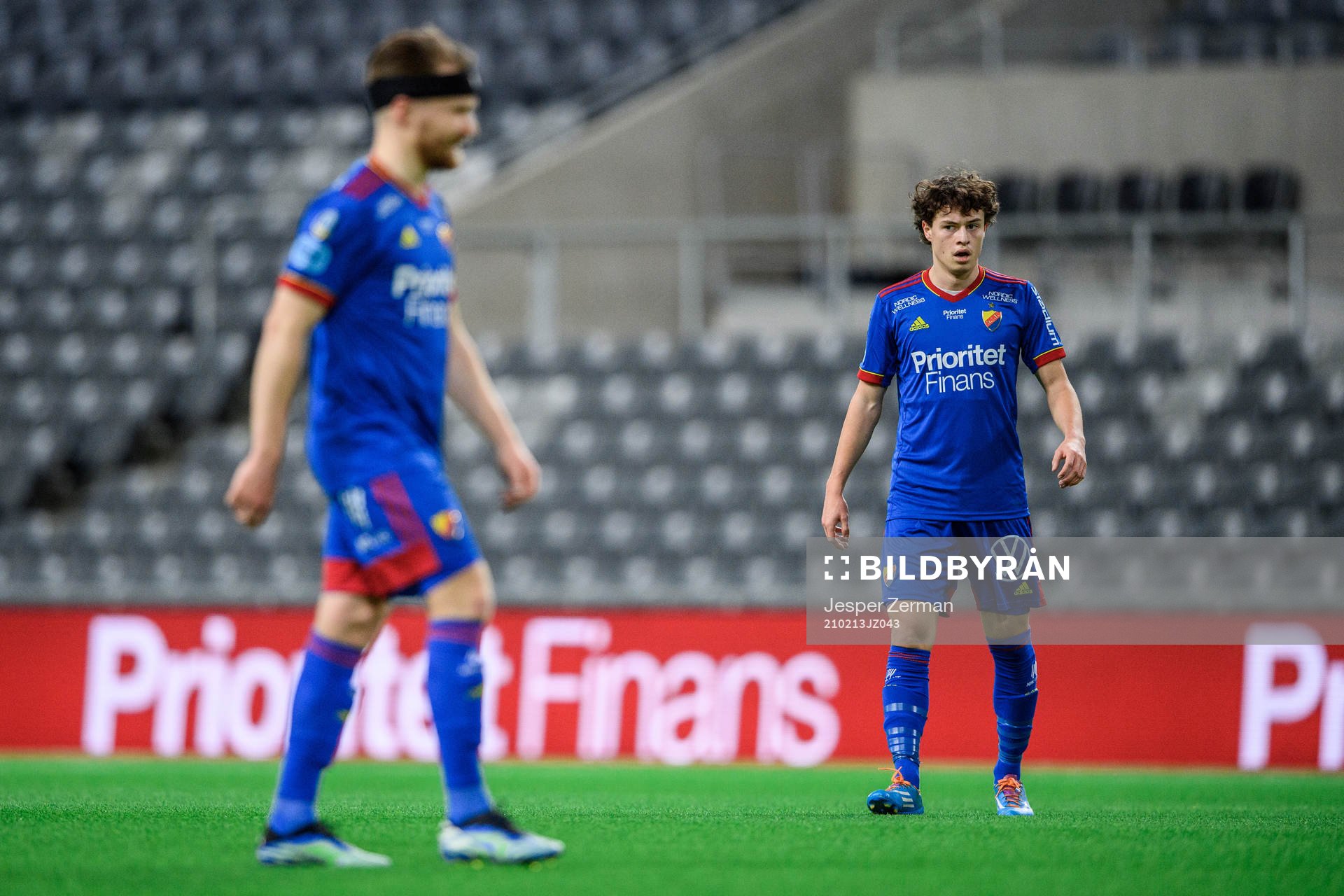 Djurgårdens Jacob Une Larsson och Leo Cornic