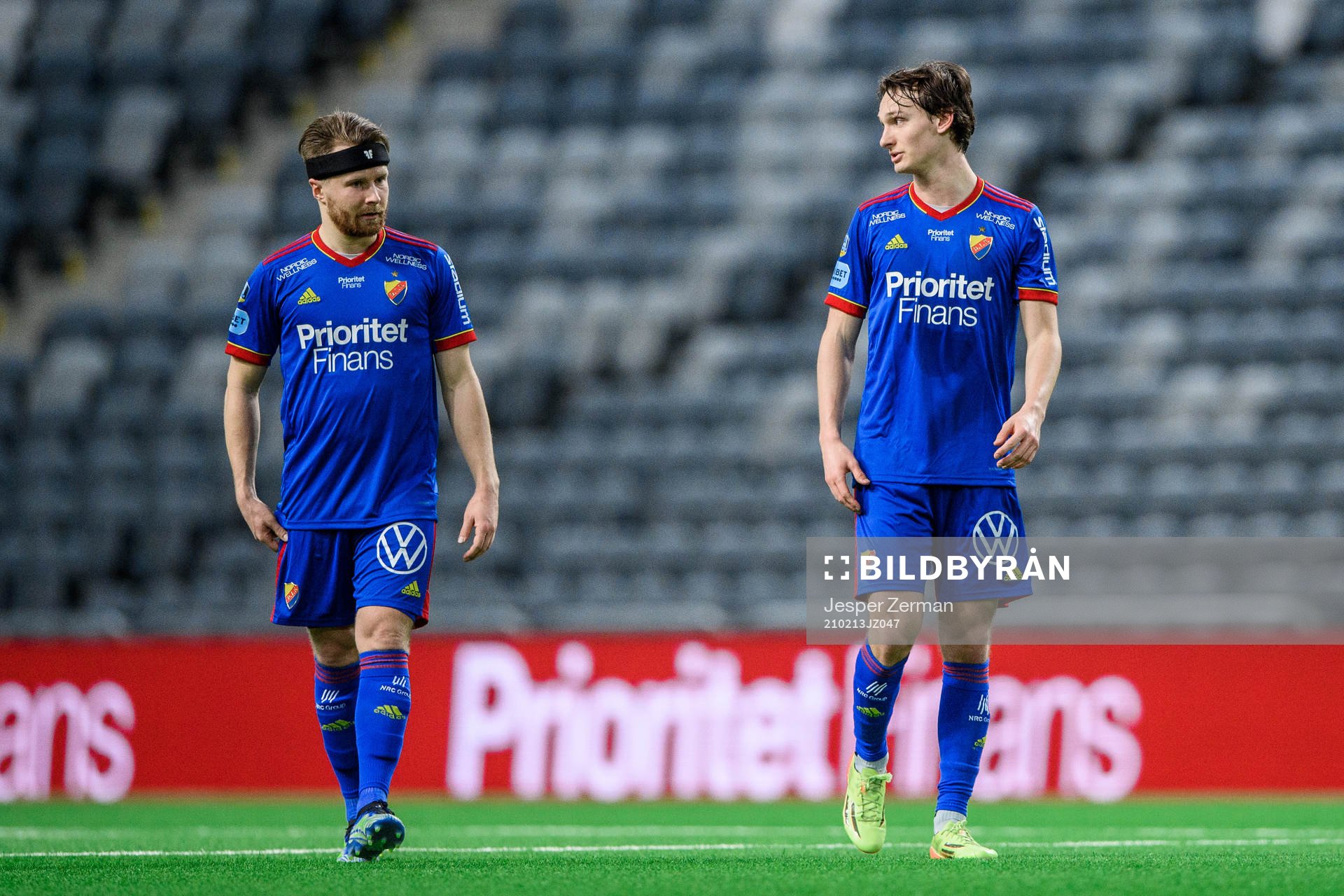 Djurgårdens Jacob Une Larsson och Djurgårdens Hjalmar