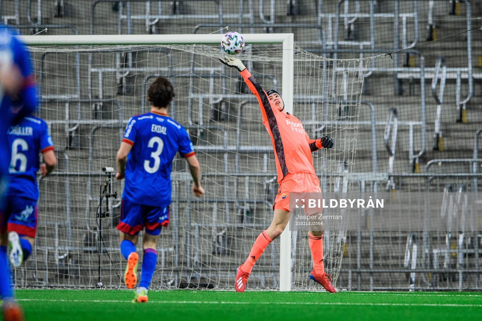 Djurgårdens målvakt Jacob Widell Zetterström