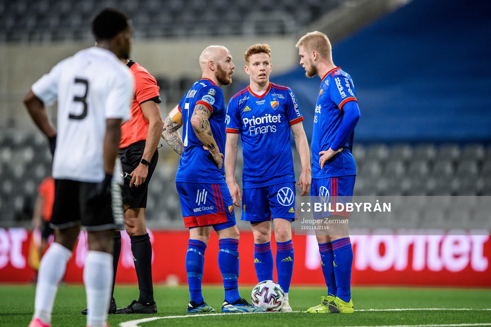 Djurgårdens Magnus Eriksson, Aslak Witry och Kalle Holmberg