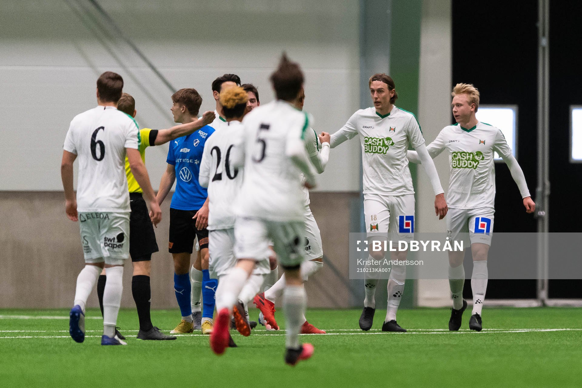 Varbergs spelare jublar