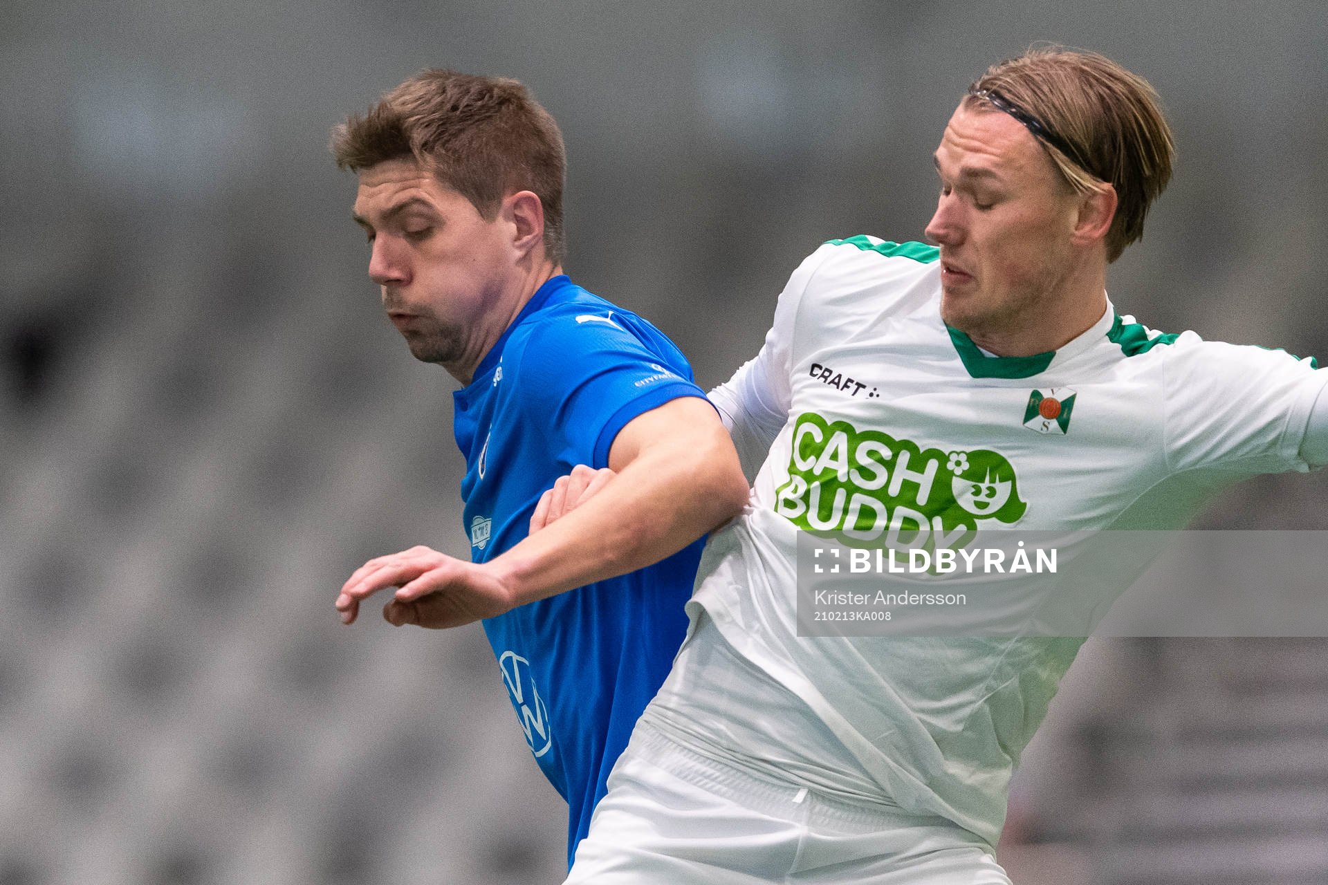 Halmstads Mikael Boman och Varbergs Hampus Zachrisson