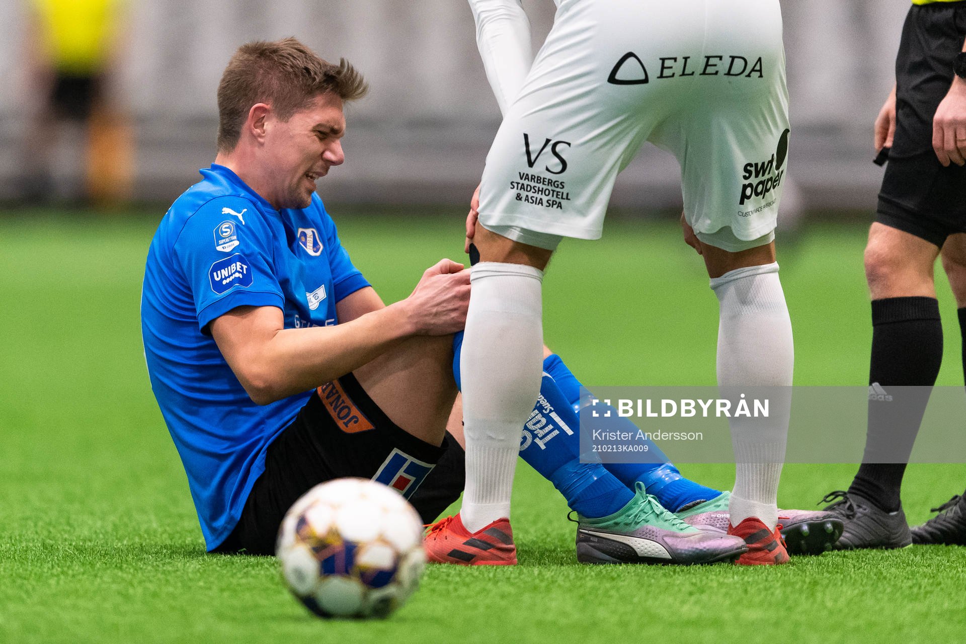 Halmstads Mikael Boman har ont