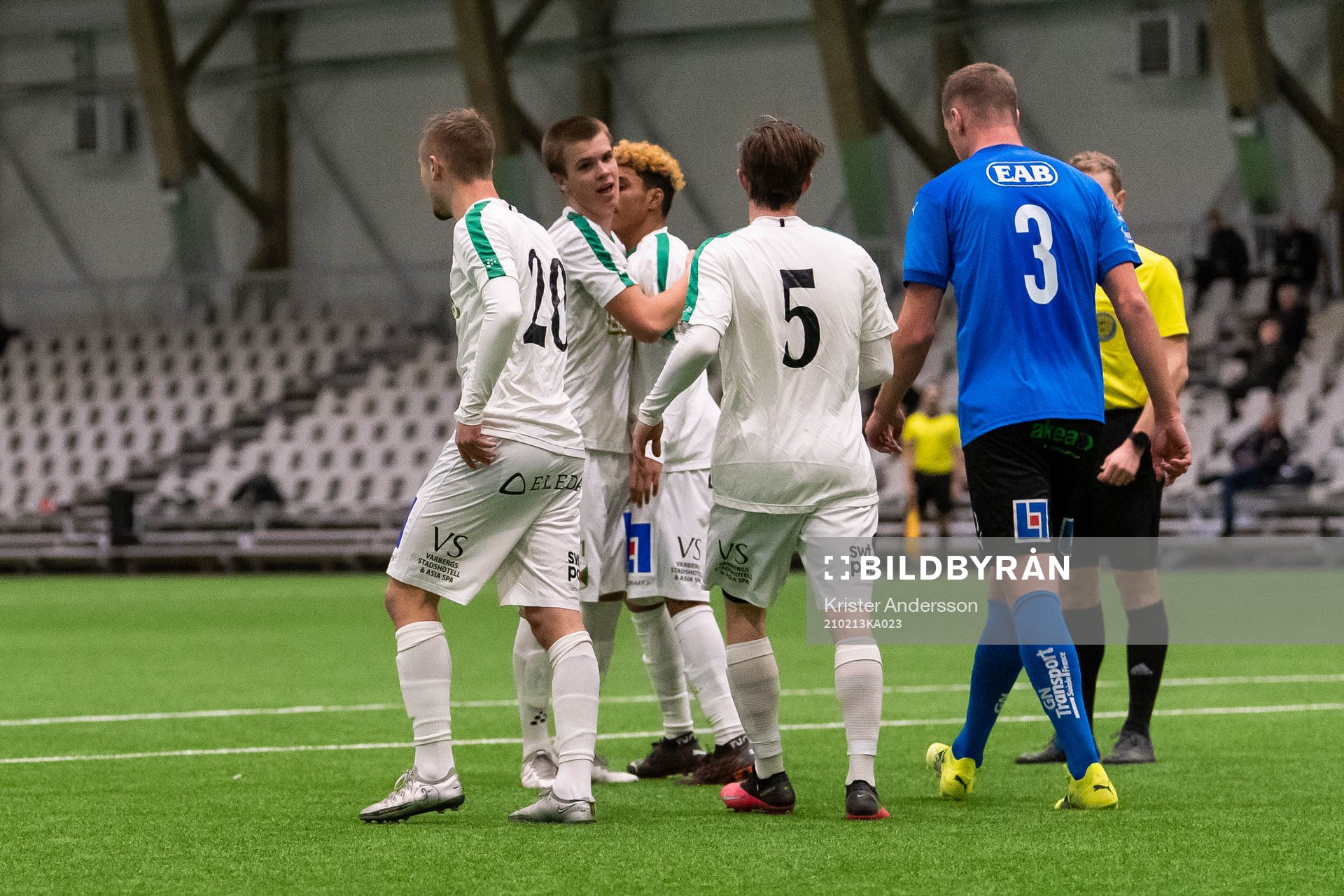 Varbergs spelare jublar
