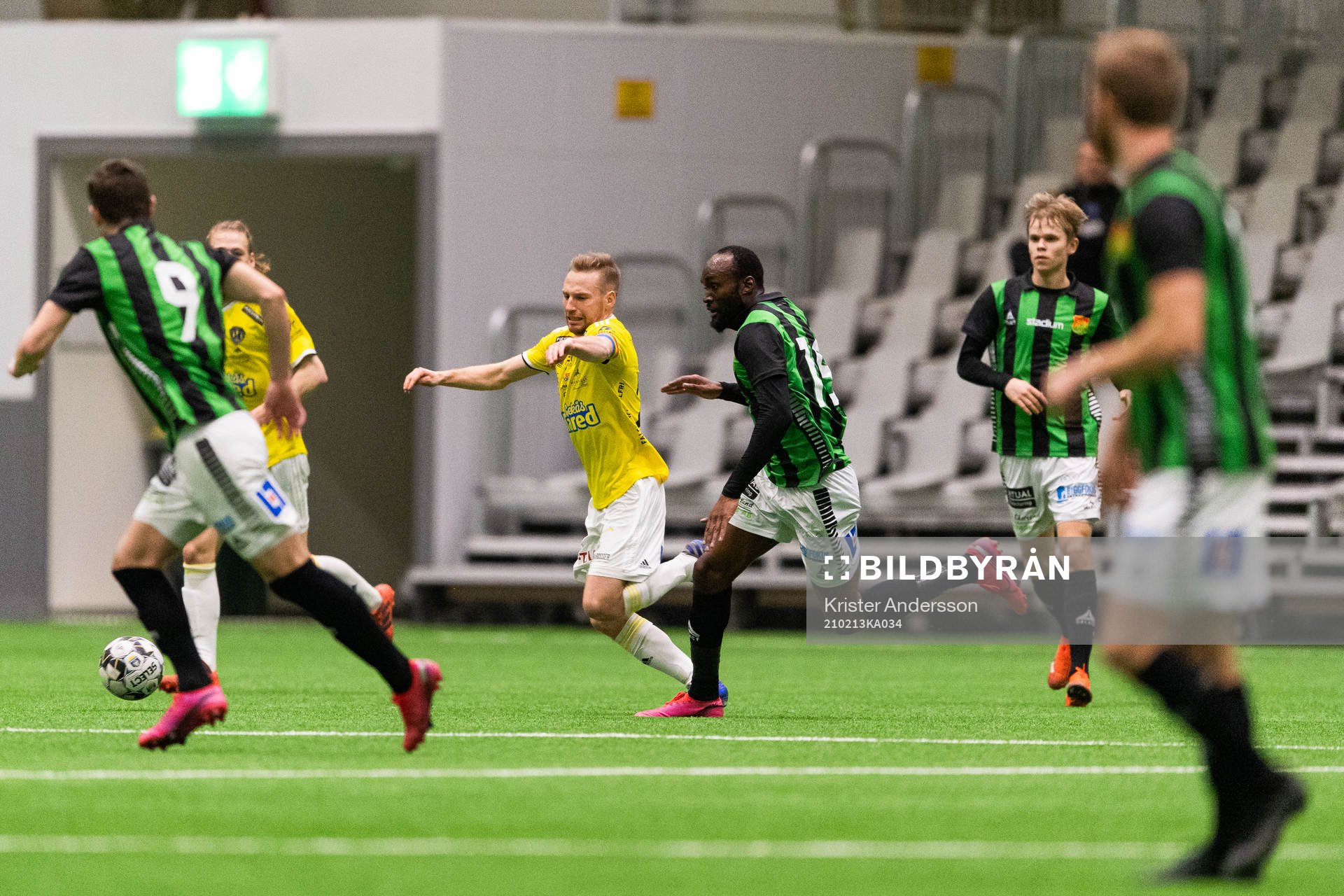 Falkenbergs Tobias Englund och GAIS Boris Lumbana