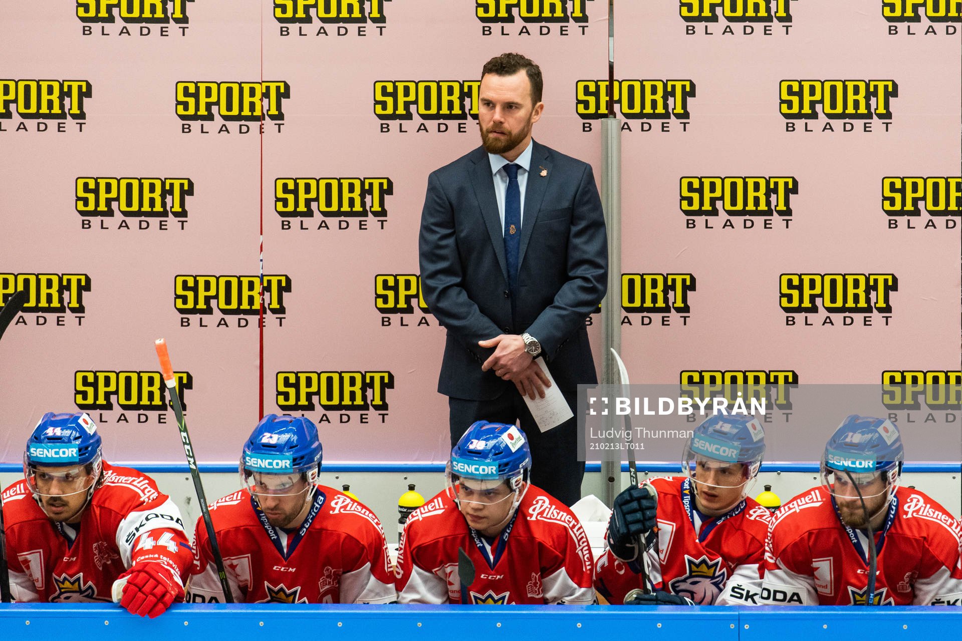 Head coach Jaroslav Spacek of Czech Republic