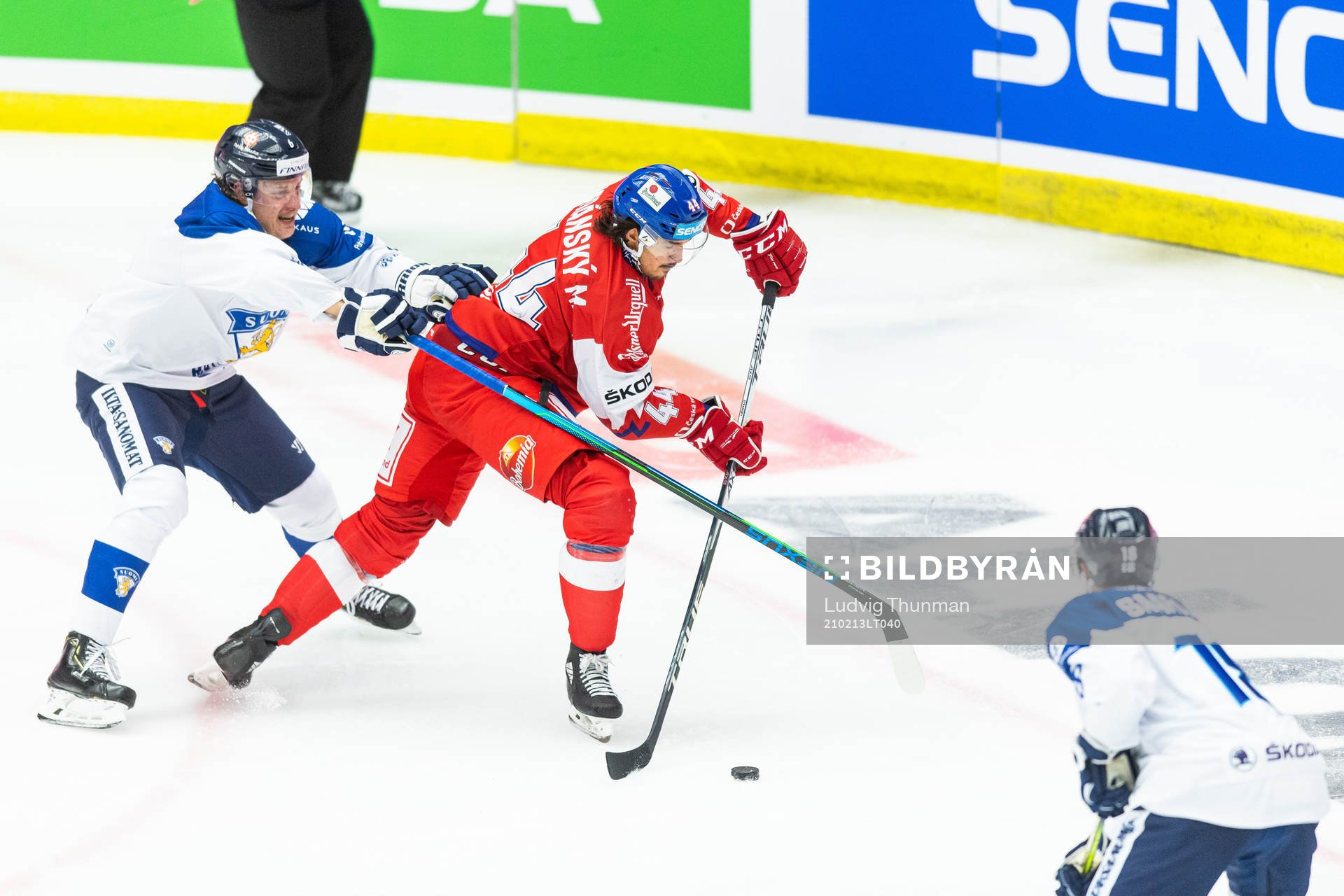 Tony Sund of Finland and Matej Stransky of Czech Republic