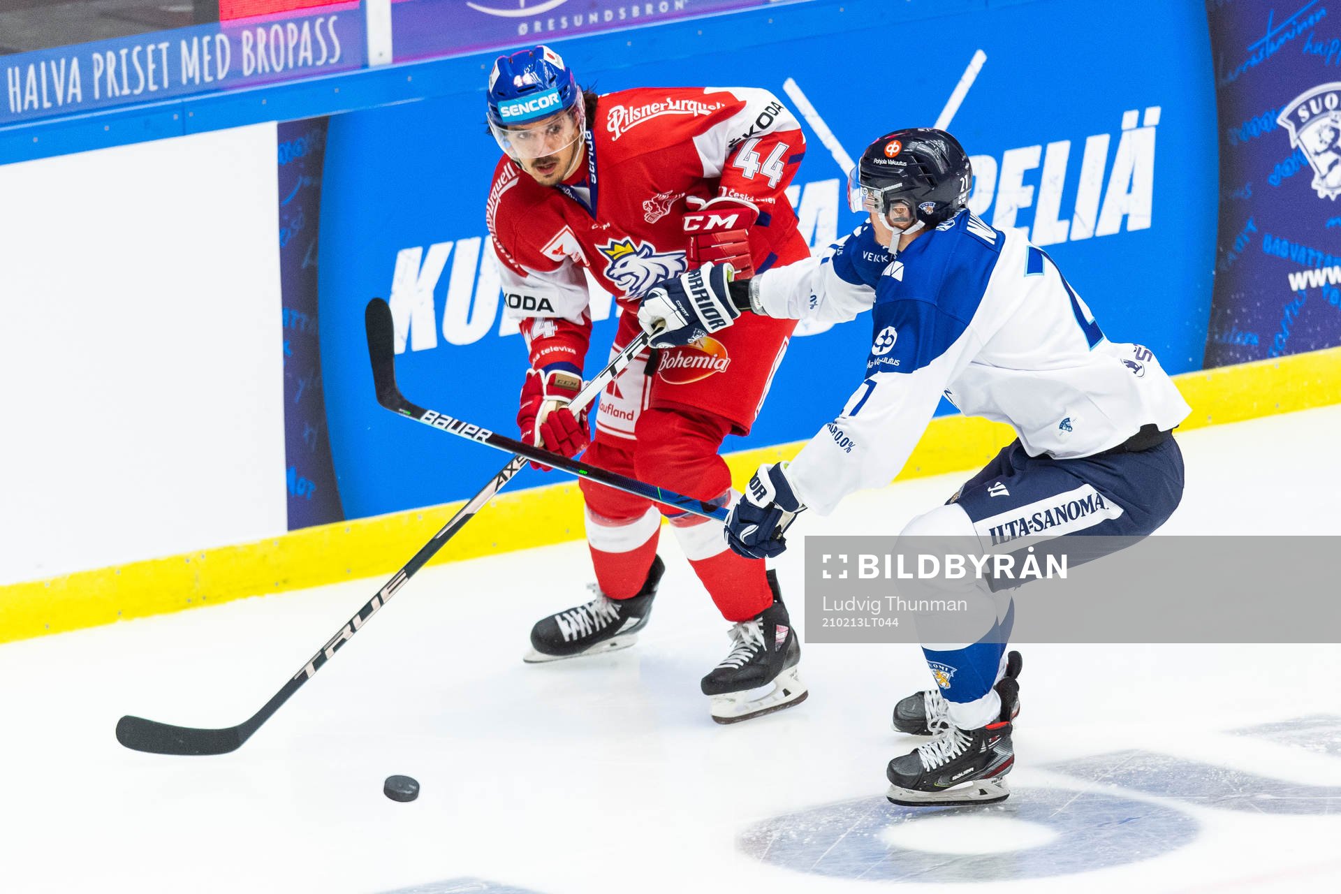 Matej Stransky of Czech Republic and Markus Nurmi of Finland