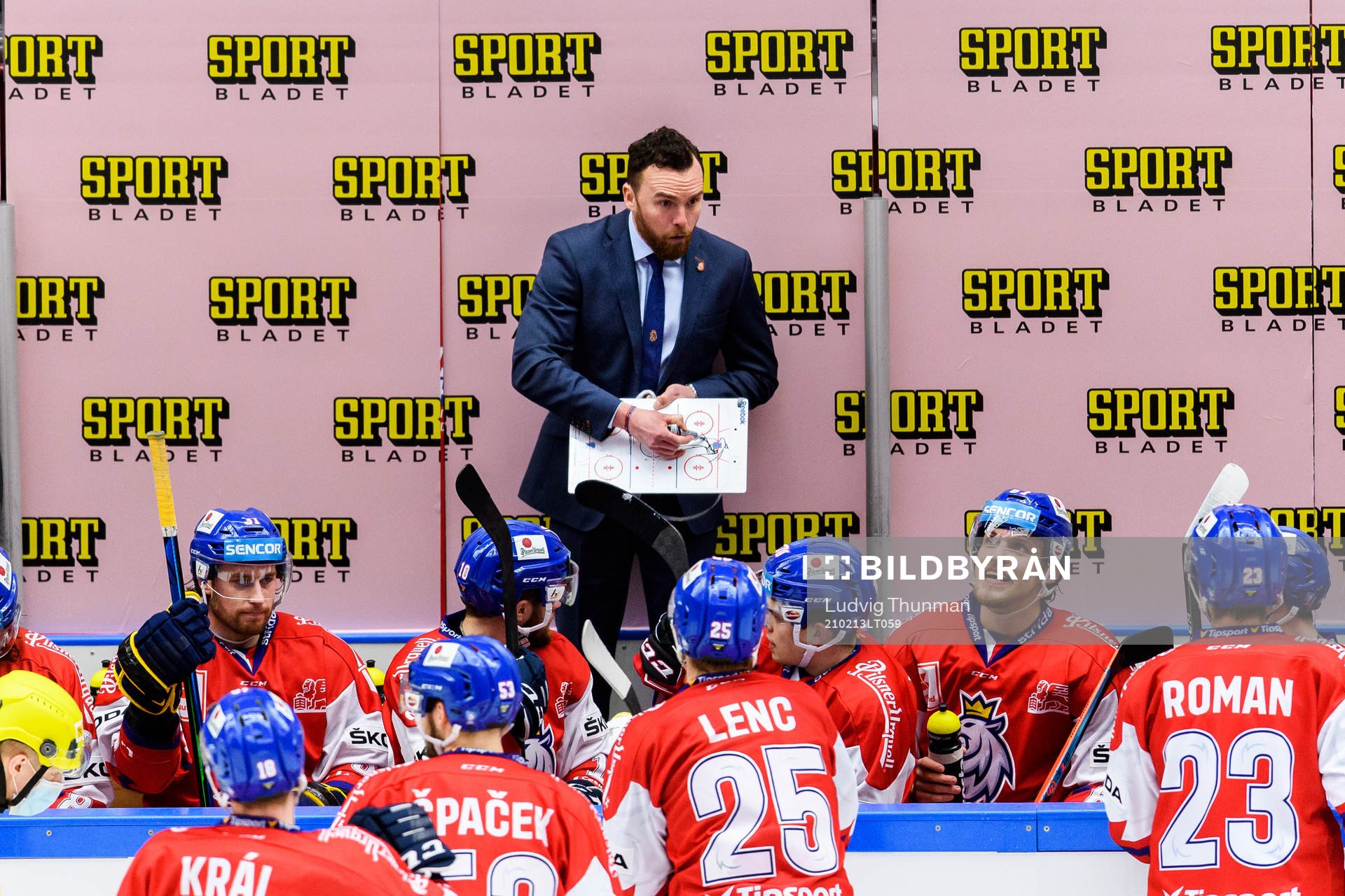 Head coach Jaroslav Spacek of Czech Republic