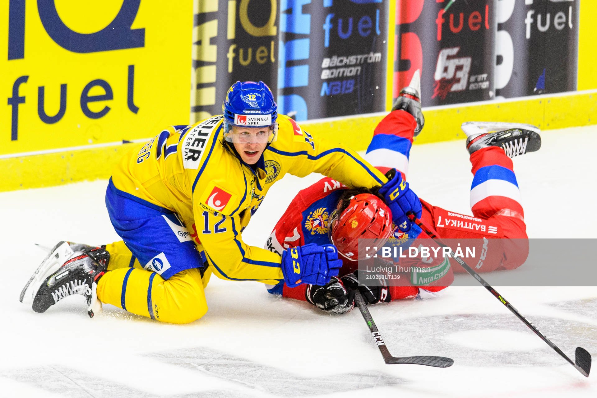 Max Friberg of Sweden and Sergei Zborovsky of Russia