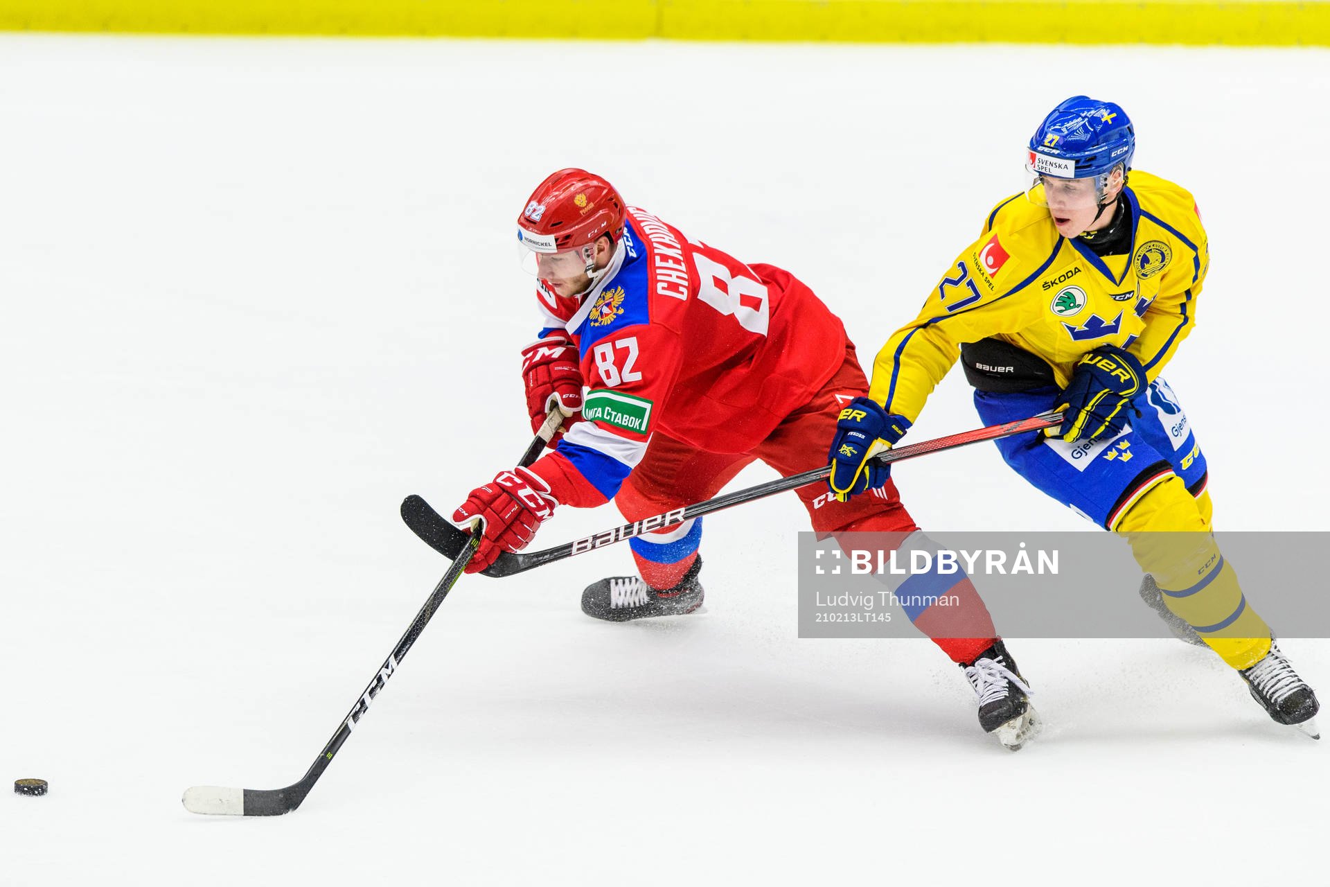 Ivan Chekhovich of Russia and Nils Lundkvist of Sweden