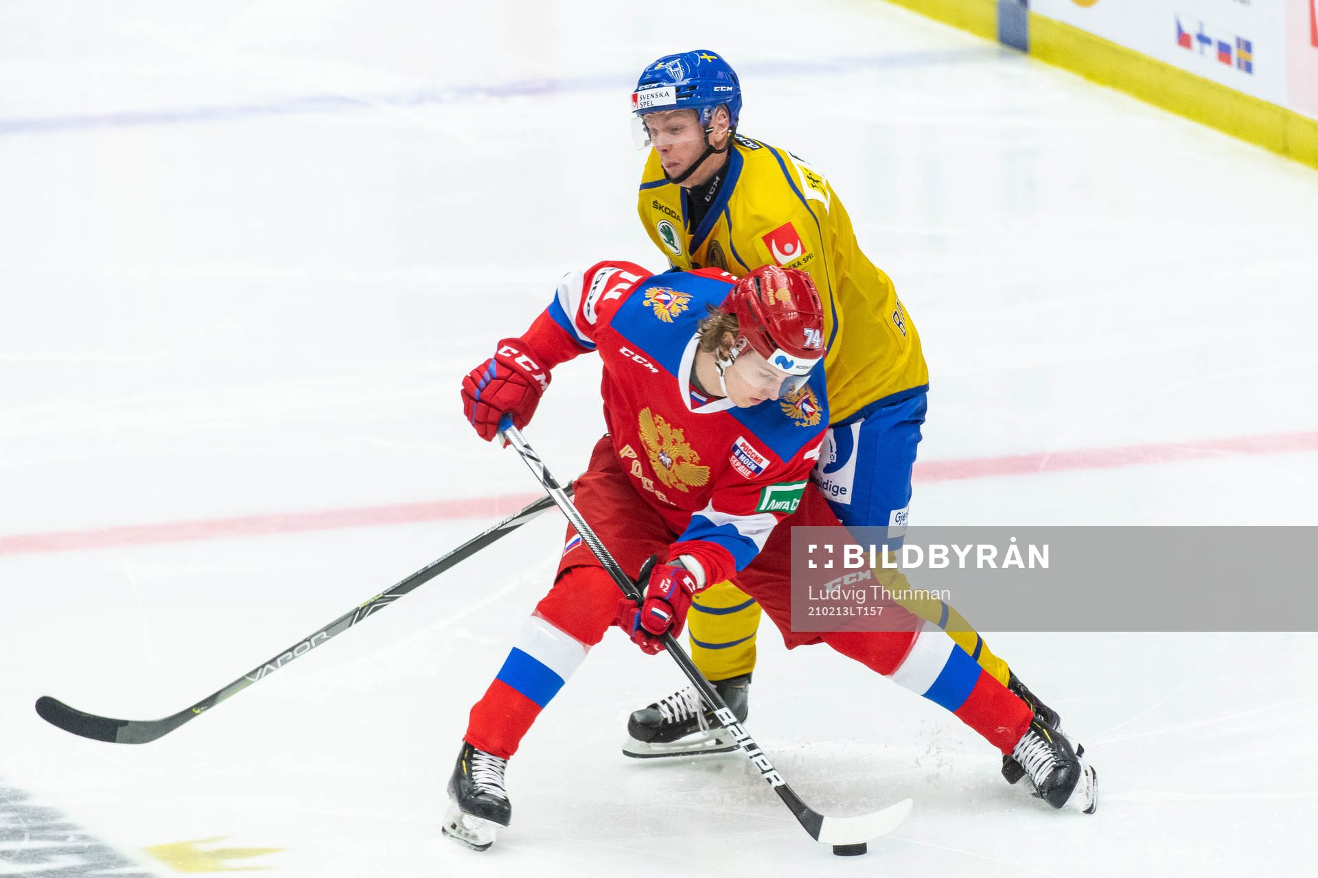 Vitali Kravtsov of Russia and Gustav Backström of Sweden